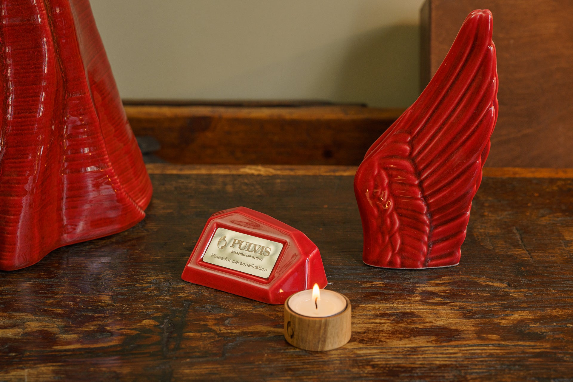 Wings - Cremation Keepsake Urn - Pulvis Art Urns