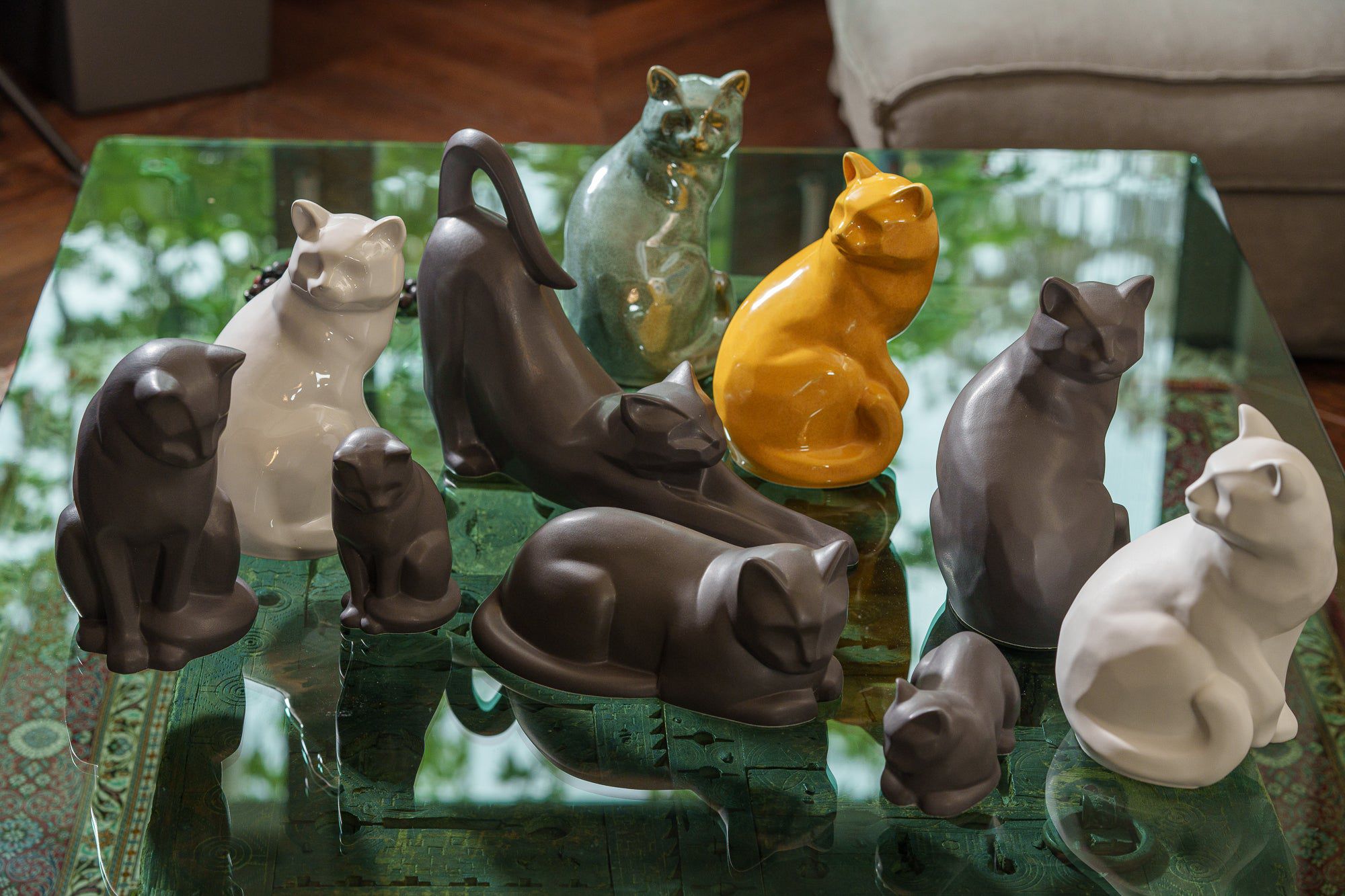 Cat Urns - Pulvis Art Urns