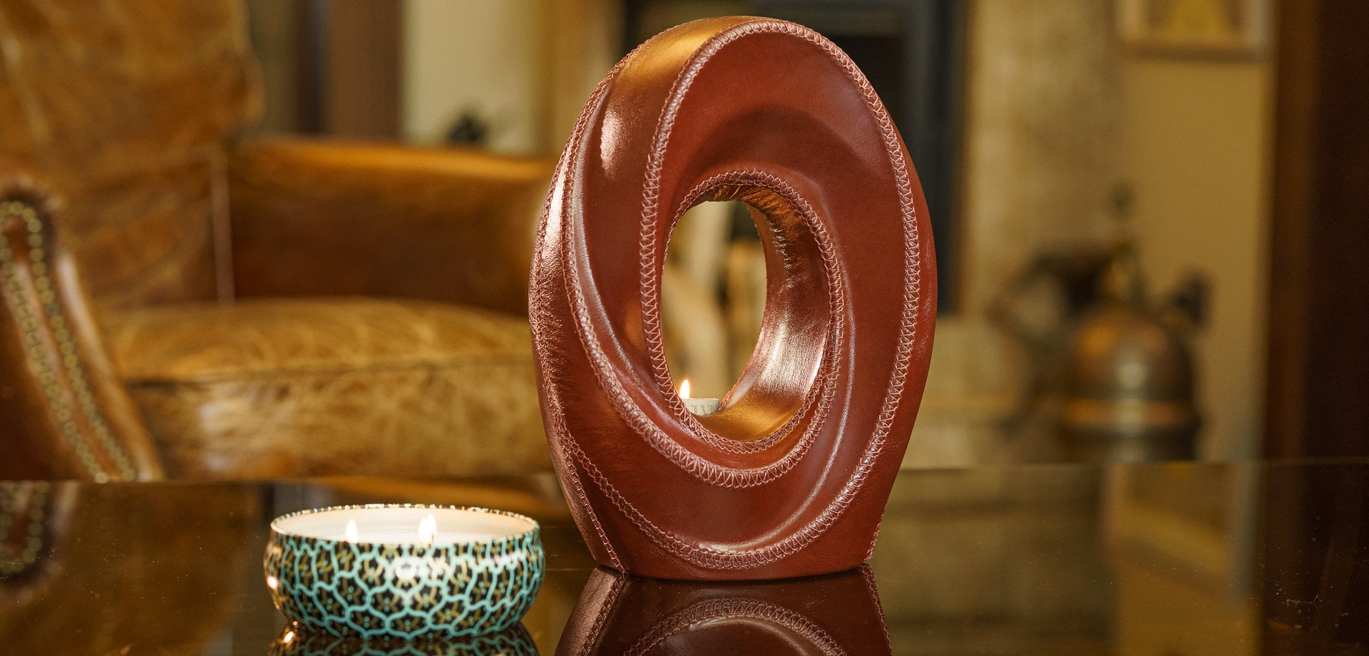 Leather Cremation Urns - Pulvis Art Urns