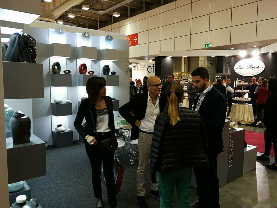 Pulvis Art Urns at TanExpo Bologna