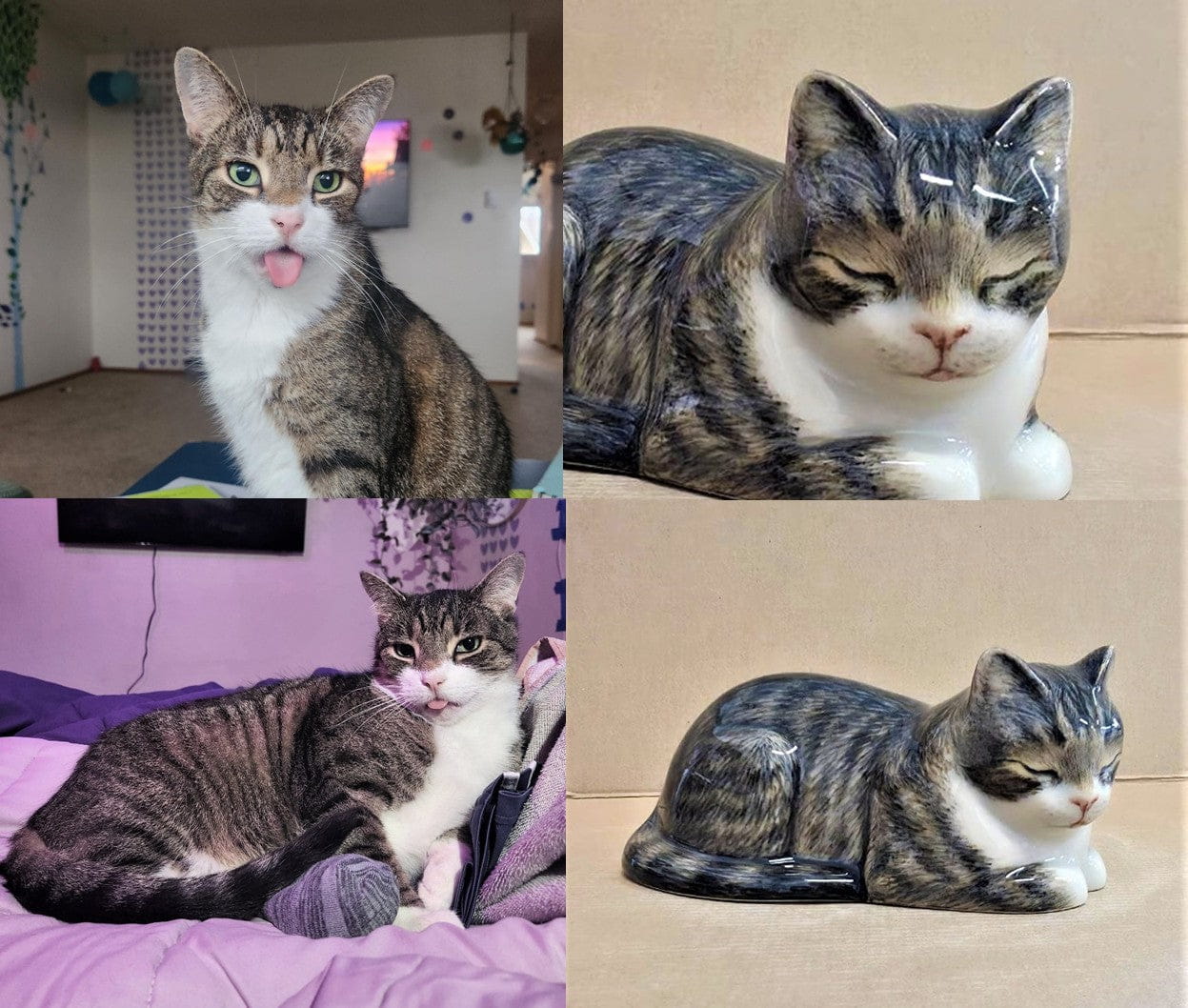 Custom Decorated Pet Urns by Photo