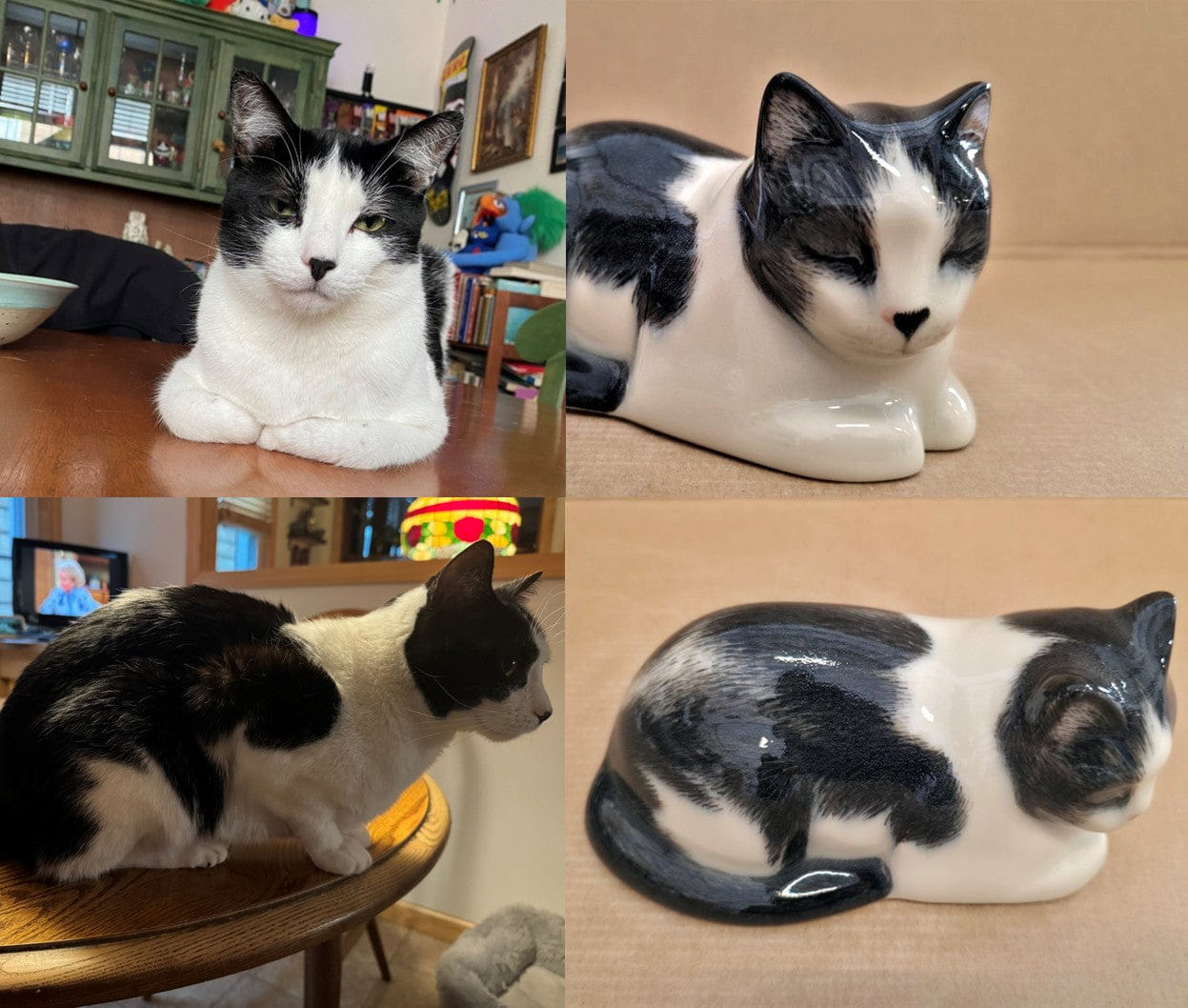 Custom Decorated Pet Urns by Photo