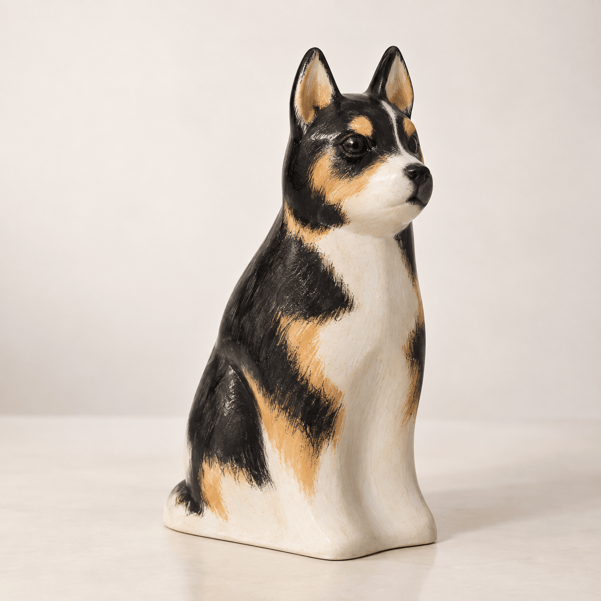 Pulvis Art Urns Custom Pet Urn Custom Decorated Pet Urn - Handmade | Barkley Dog | Ceramic Pet Urn