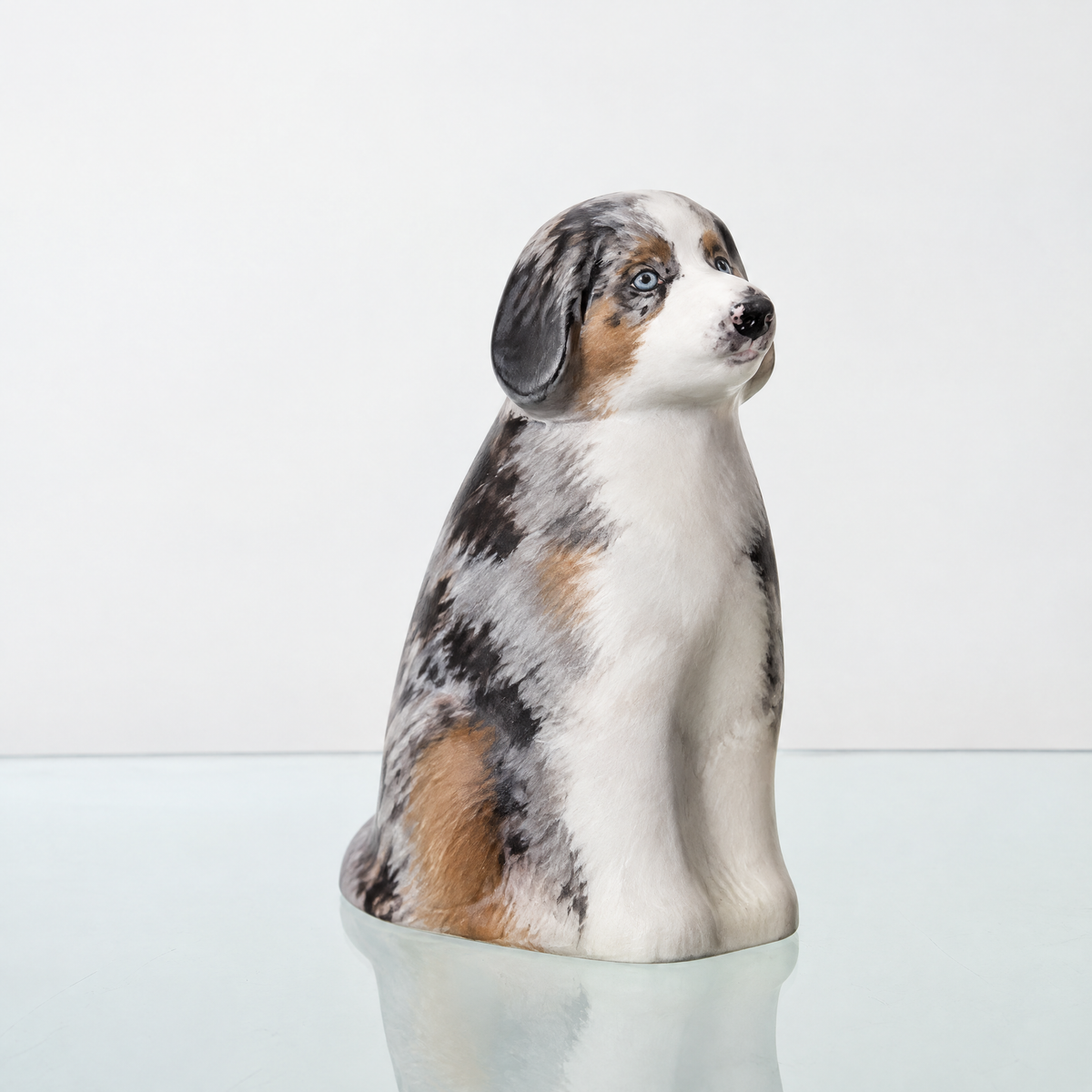 Pulvis Art Urns Barkley Dog Custom Decorated Pet Urn - Handmade | Ceramic Pet Urn
