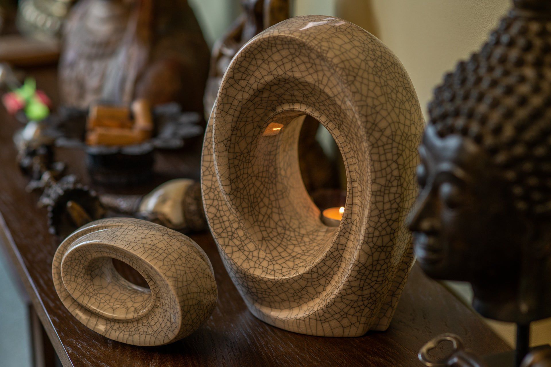 Handmade Cremation Urn for Ashes "The Passage"