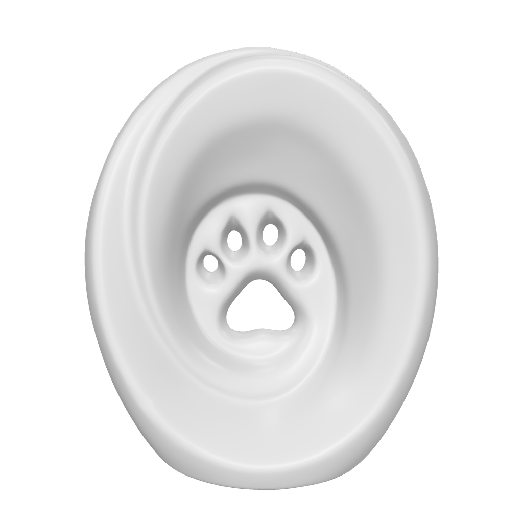 Paw Pet Urn by Pulvis Art urns - 3D visualisation