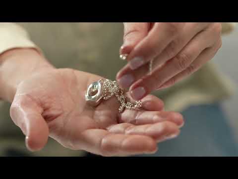 Memorial Cremation Necklace – The Passage | Silver | Handmade Cremation Jewelry