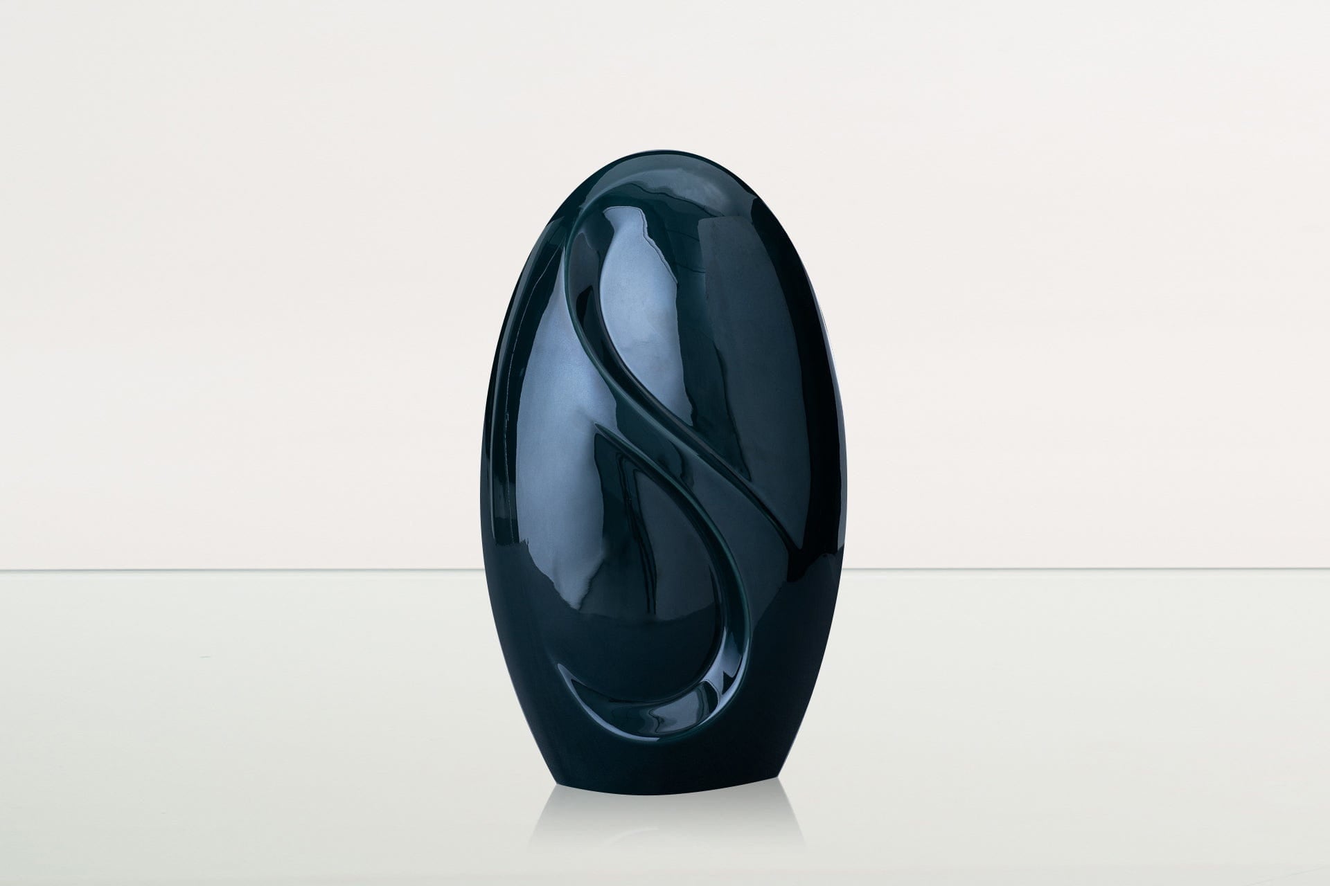 Eternity Handmade Cremation Urn for Ashes - Large Urn | Oxide Green | Ceramic - Pulvis Art Urns