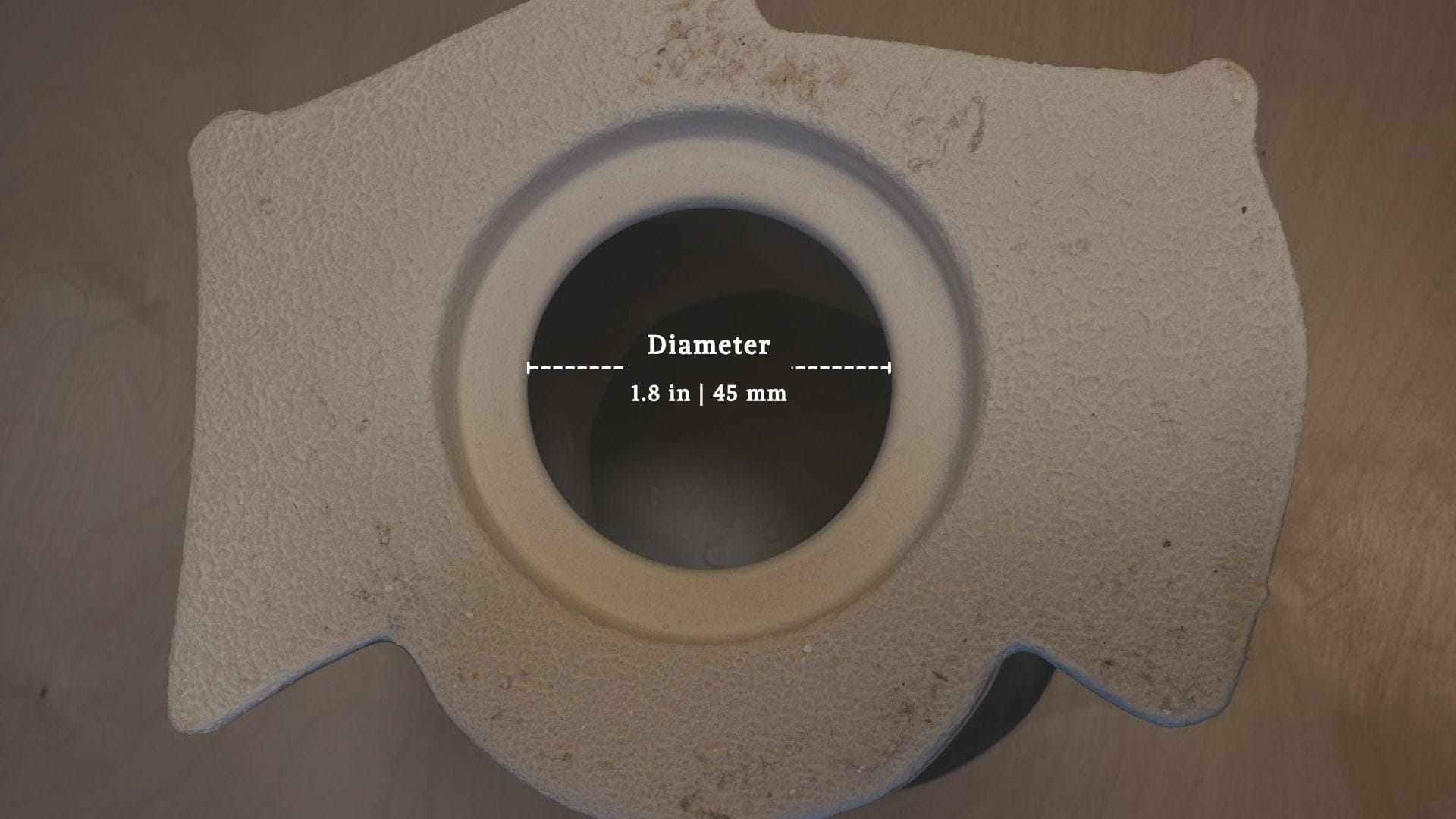 Pulvis Art Urns Adult Size Urn Eternity Handmade Cremation Urn for Ashes - Large | White | Ceramic Urn