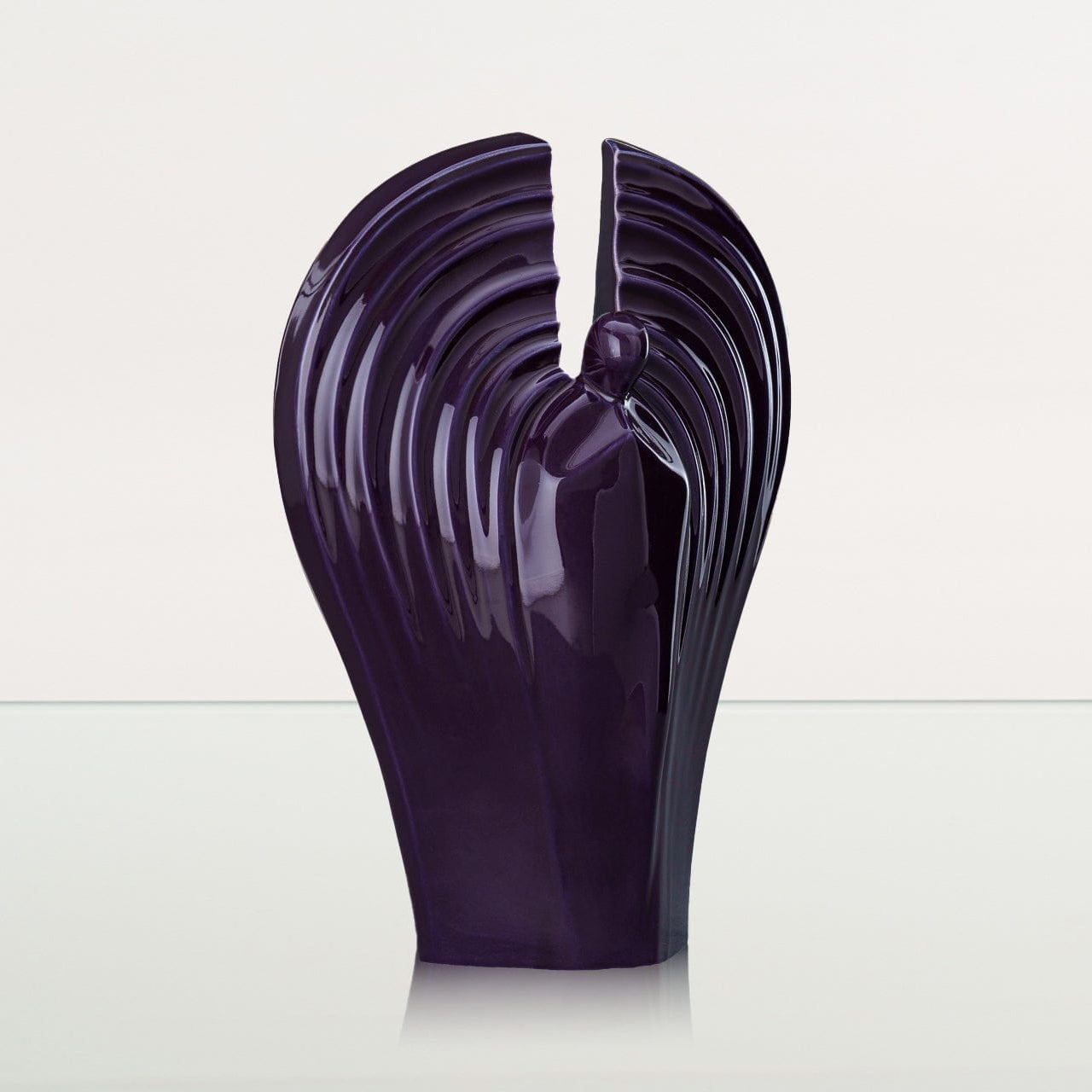 Guardian Handmade Cremation Urn for Ashes - Large | Violet | Ceramic Urn - Pulvis Art Urns