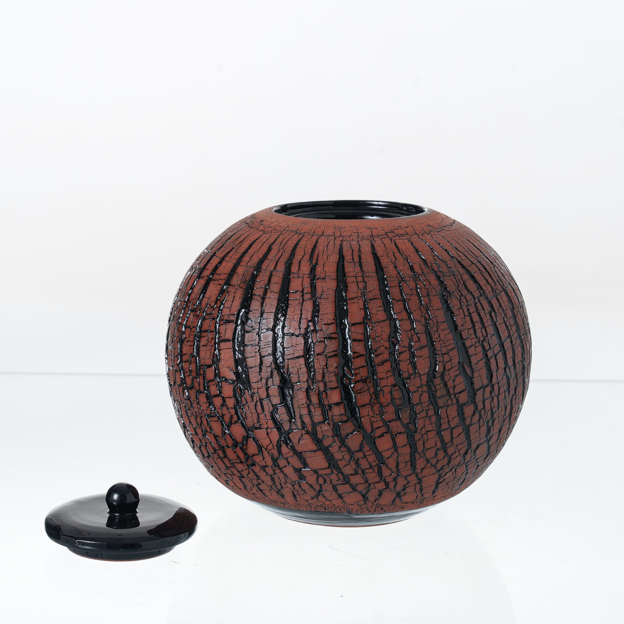 Pulvis Art Urns Adult Size Urn Handmade Cremation Urn "Aurea" - Large | Pottery Wheel Urn