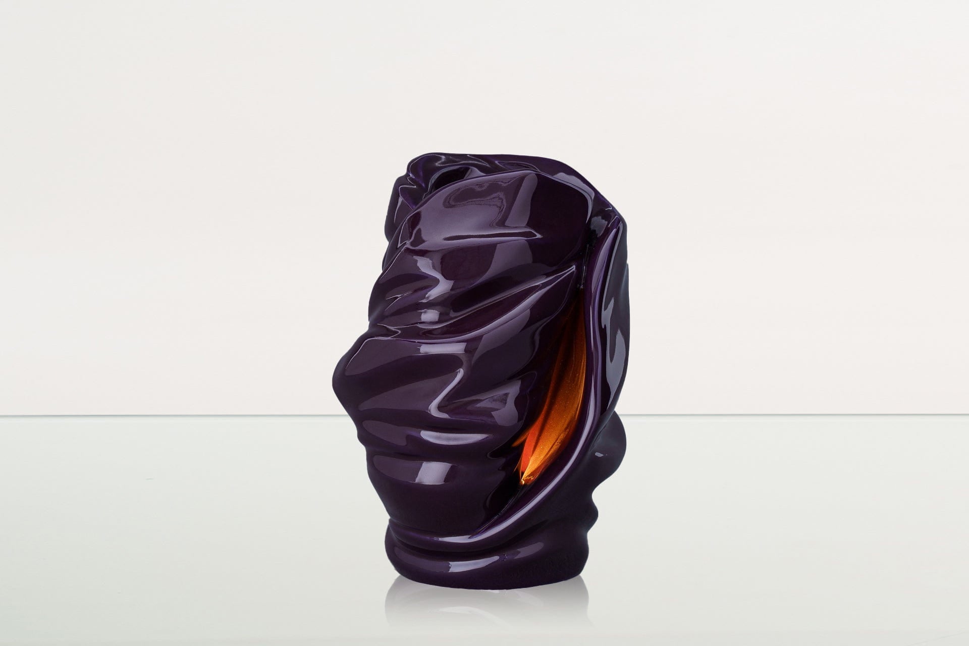 Handmade Cremation Urn for Ashes "Light" - Large | Violet | Ceramic Art Urn - Pulvis Art Urns