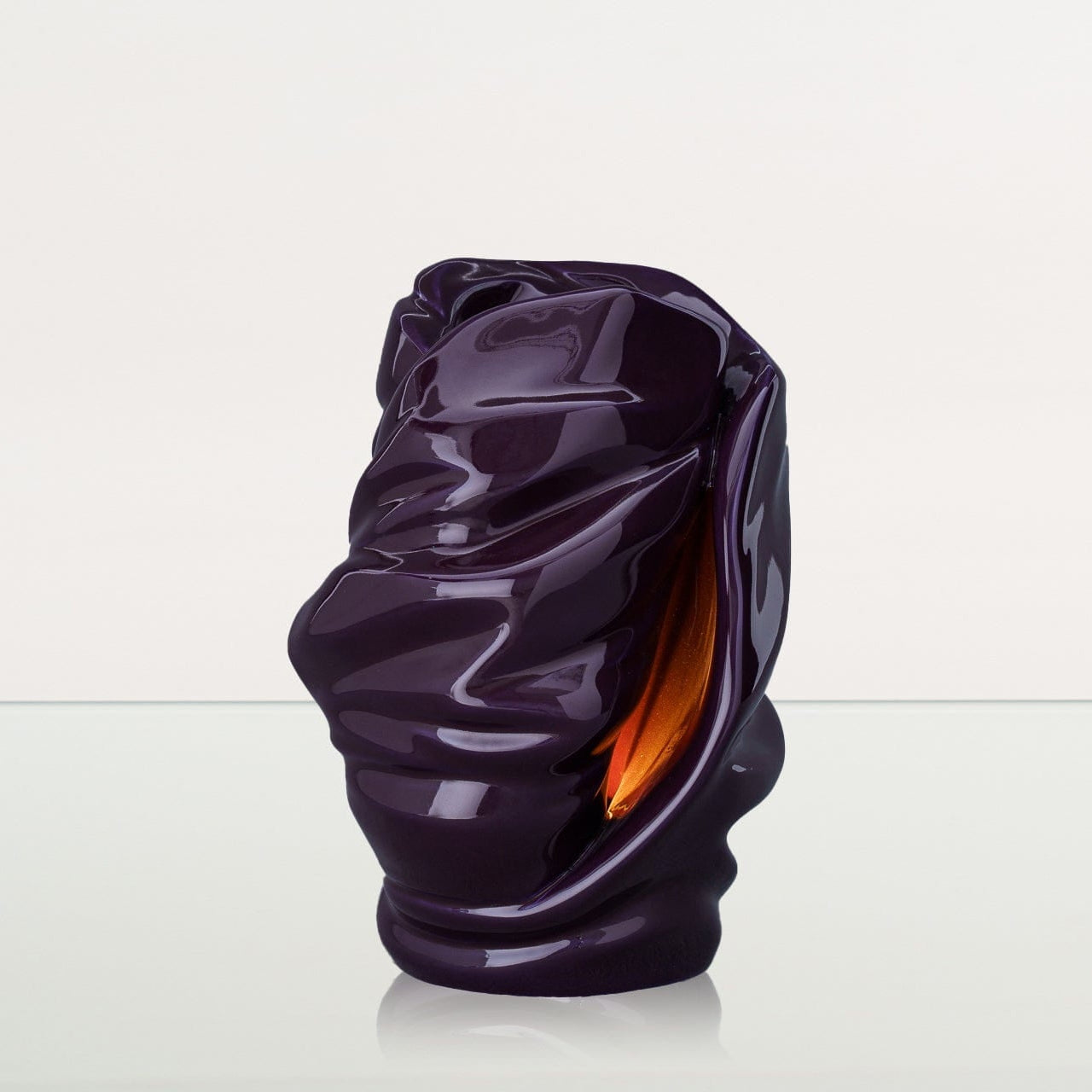 Handmade Cremation Urn for Ashes "Light" - Large | Violet | Ceramic Art Urn - Pulvis Art Urns