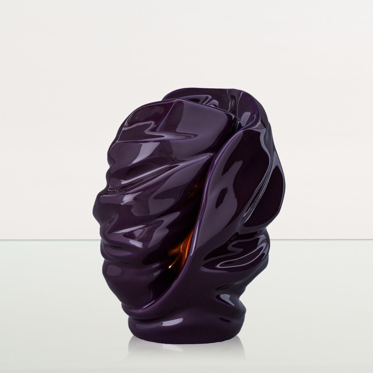 Handmade Cremation Urn for Ashes "Light" - Large | Violet | Ceramic Art Urn - Pulvis Art Urns