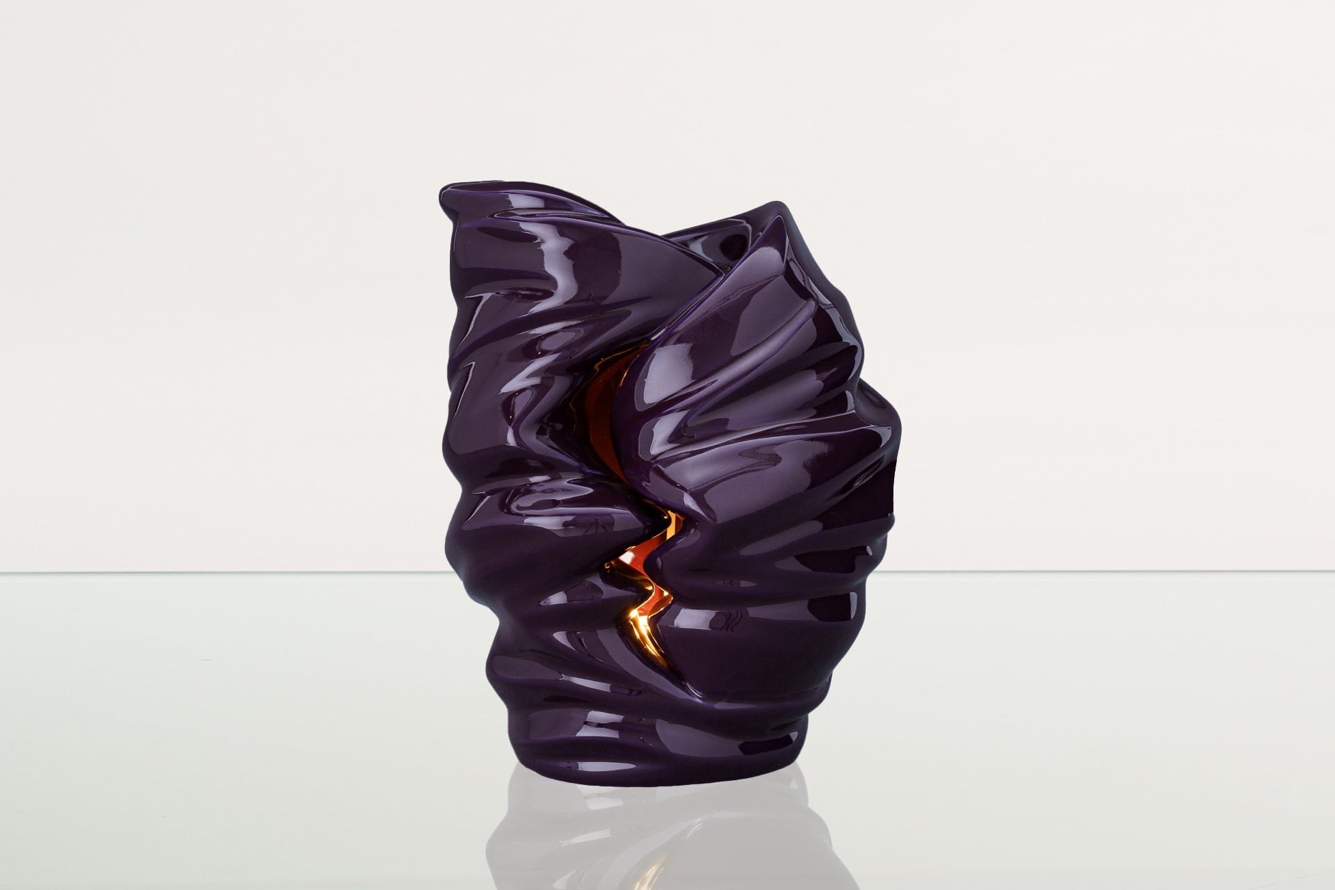 Handmade Cremation Urn for Ashes "Light" - Large | Violet | Ceramic Art Urn - Pulvis Art Urns