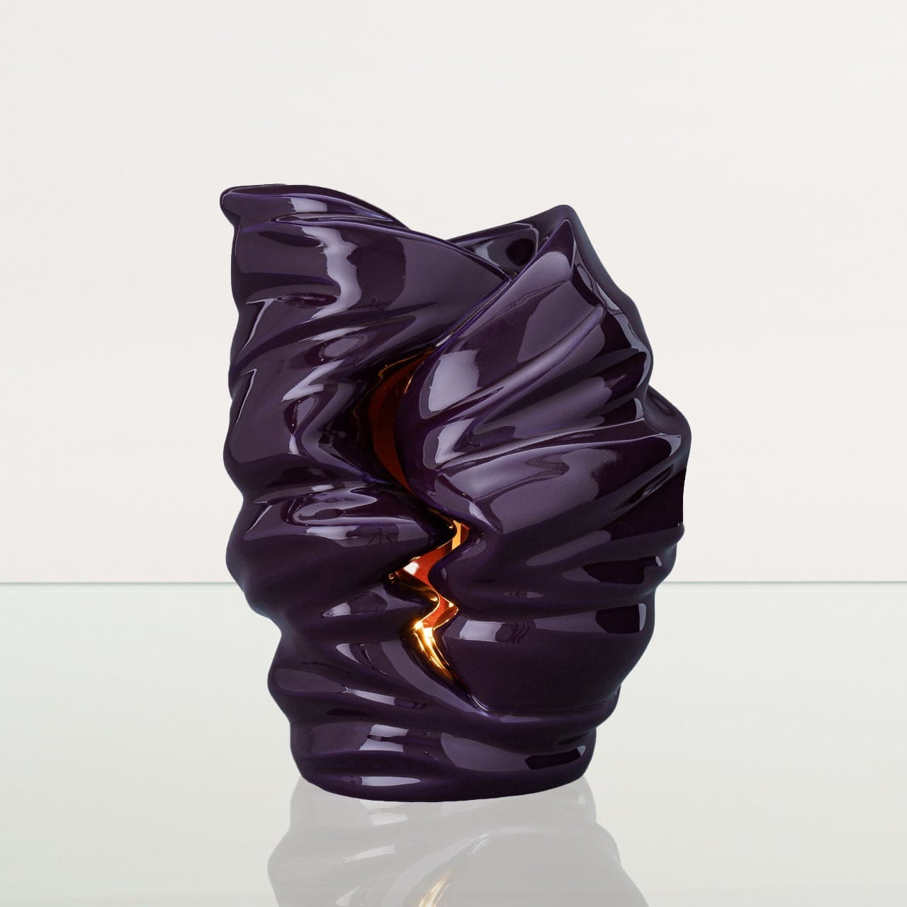 Handmade Cremation Urn for Ashes "Light" - Large | Violet | Ceramic Art Urn - Pulvis Art Urns