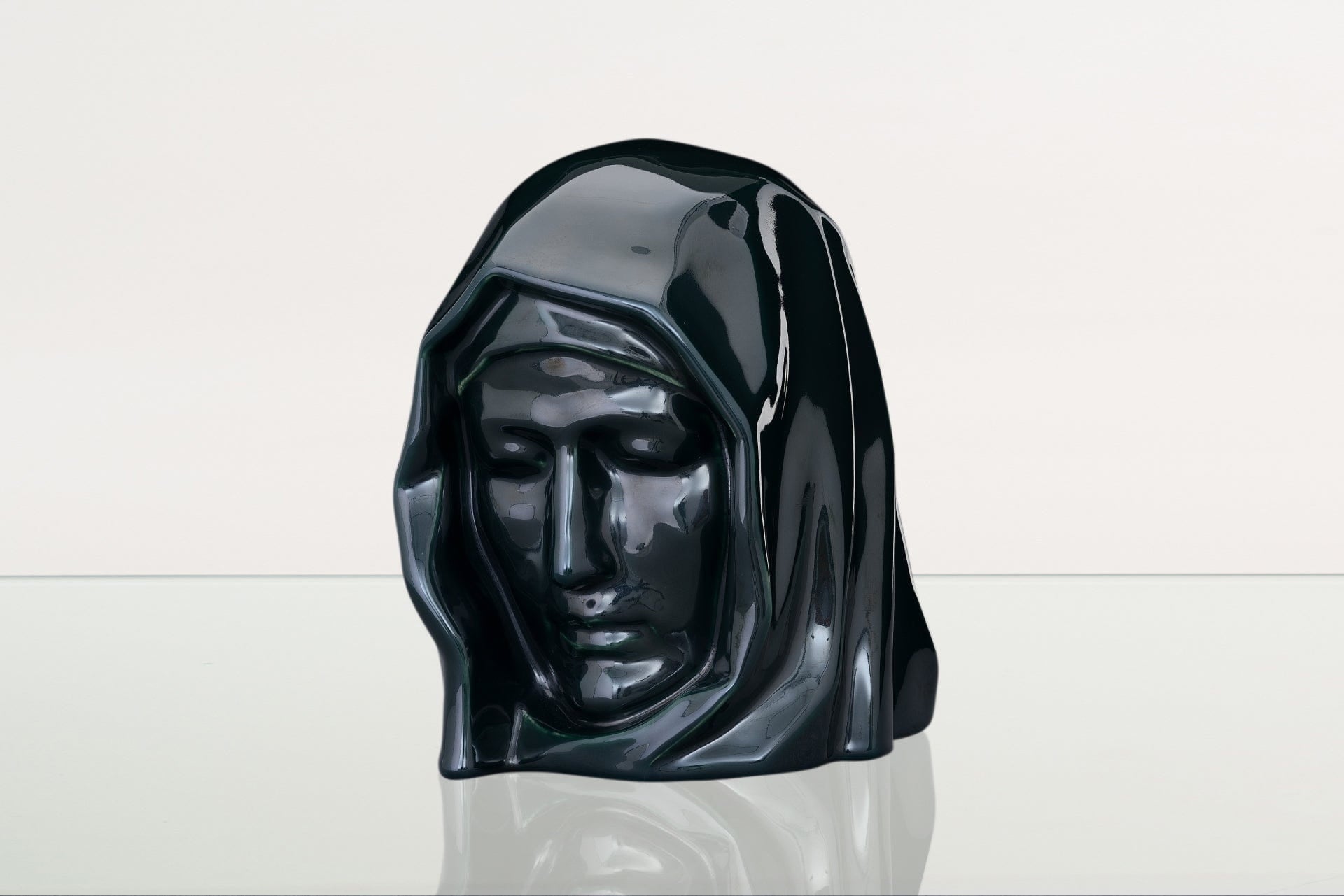 Handmade Cremation Urn for Ashes "The Holy Mother" - Large | Oxide Green | Ceramic - Pulvis Art Urns