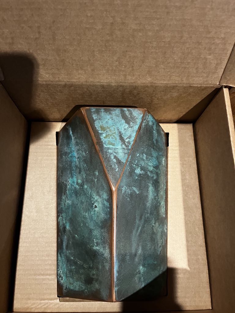 Handmade Urn "Crystal" - Stainless Steel | Emerald Green - Pulvis Art Urns