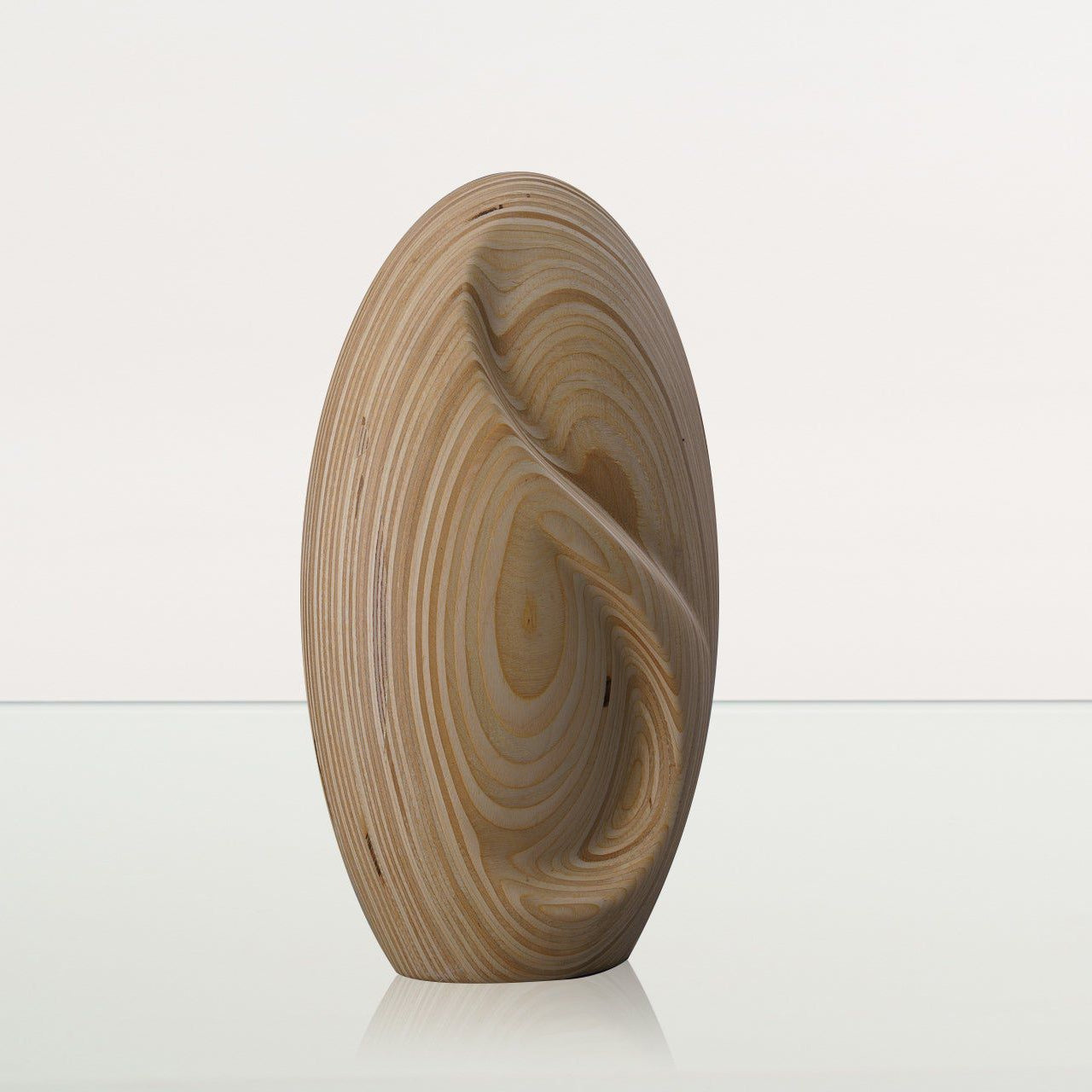 Wooden Cremation Urn "Eternity" - Premium Plywood Urn - Pulvis Art Urns