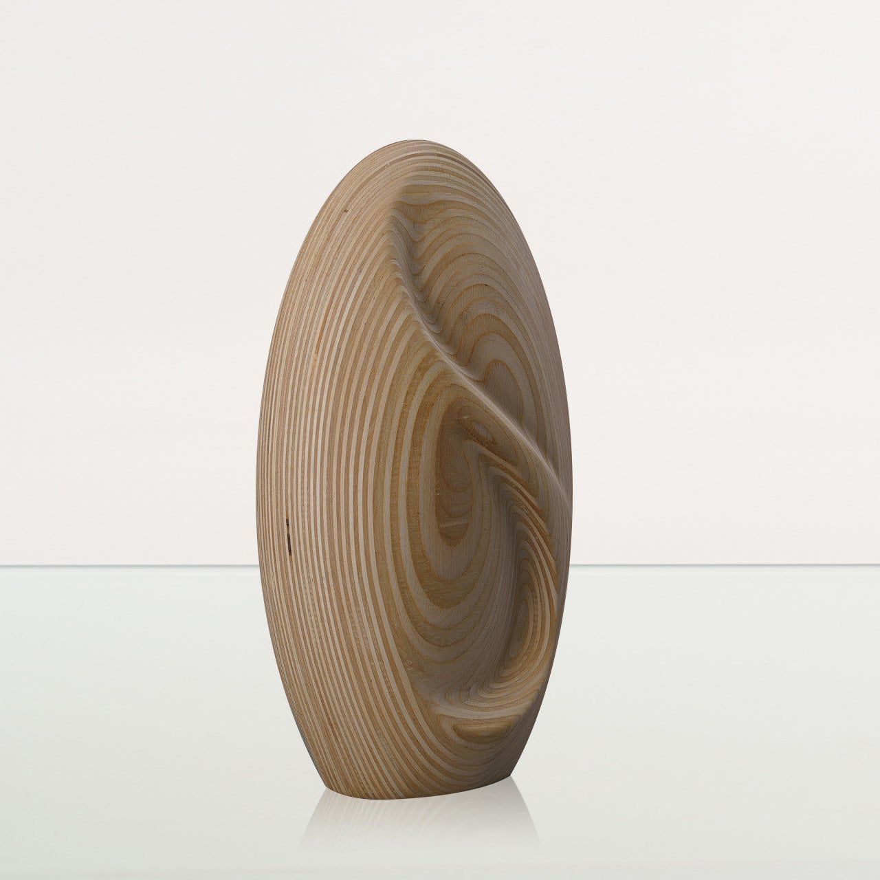 Wooden Cremation Urn "Eternity" - Premium Plywood Urn - Pulvis Art Urns