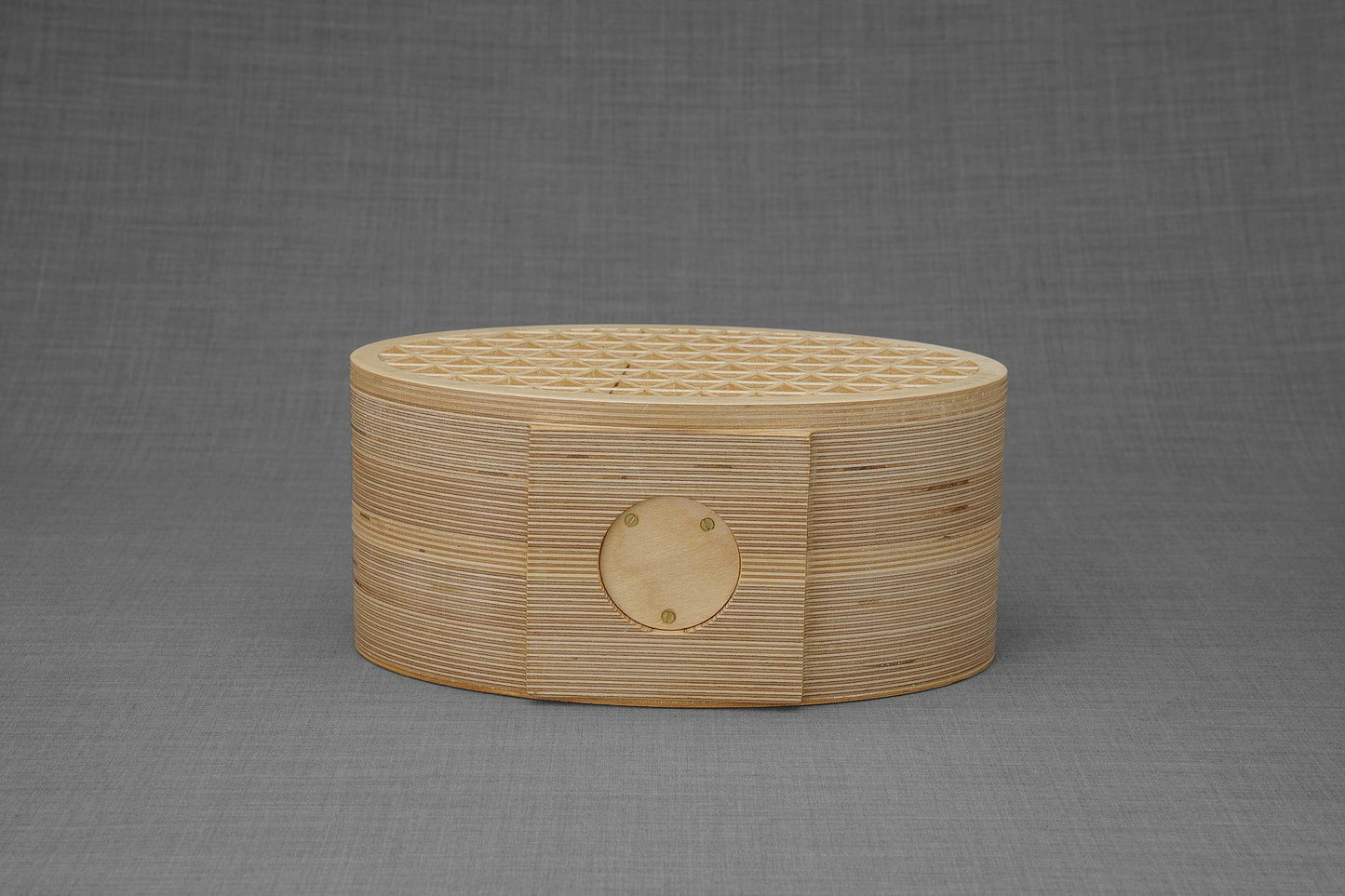 
                  
                    Pulvis Art Urns Adult Size Urn Wooden Cremation Urn "Remembrance" - Handmade - Uroko Pattern
                  
                