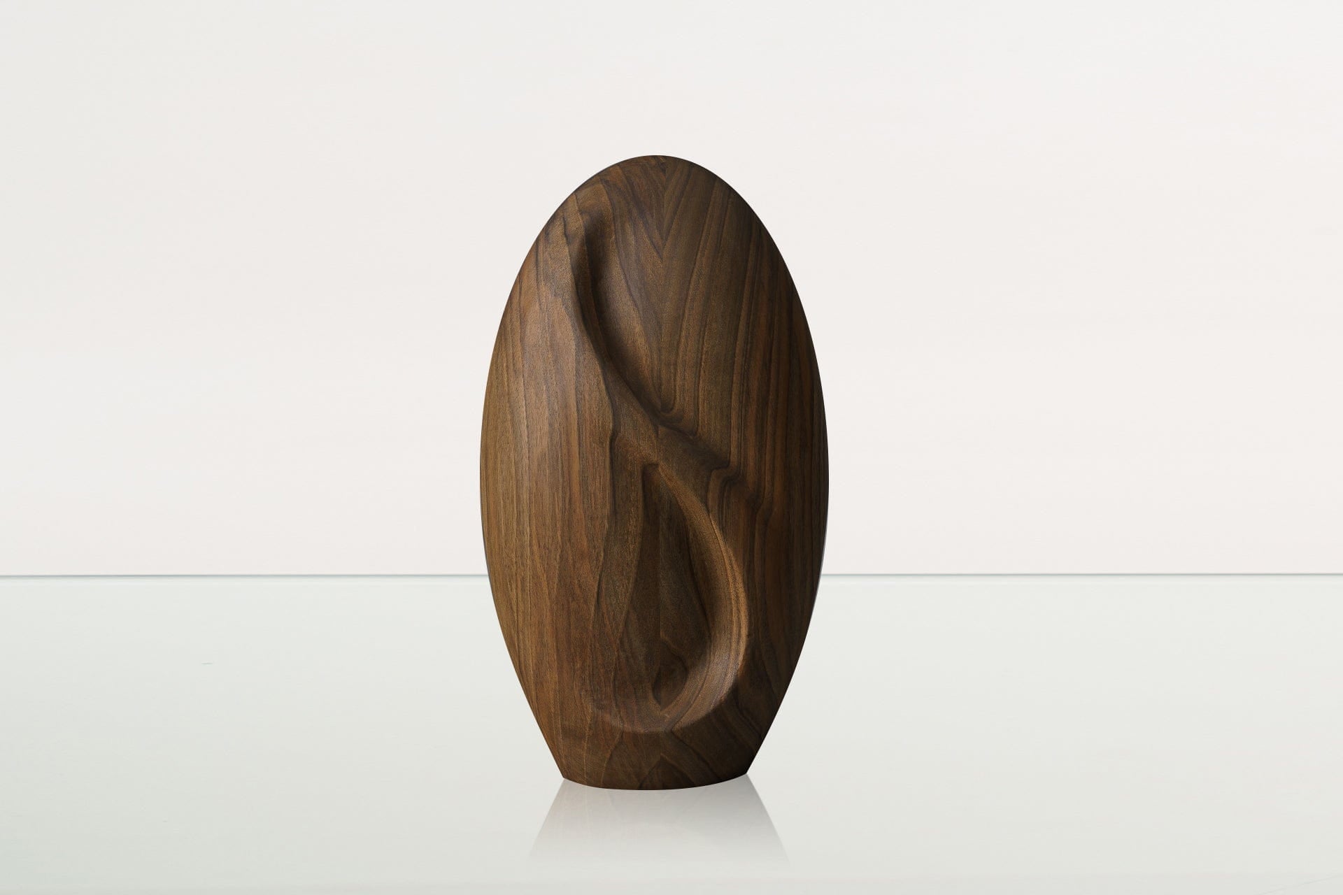 Wooden Urn for Ashes "Eternity" - Genuine Walnut Urn - Pulvis Art Urns