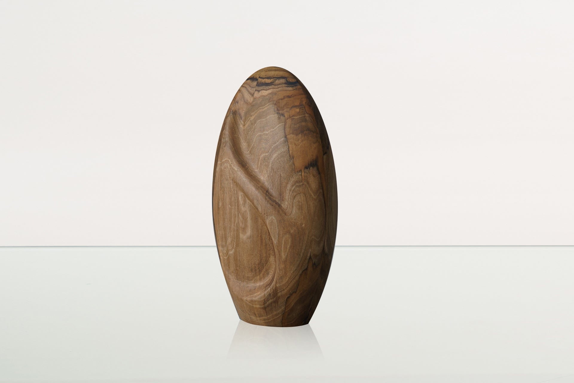 Wooden Urn for Ashes "Eternity" - Genuine Walnut Urn - Pulvis Art Urns