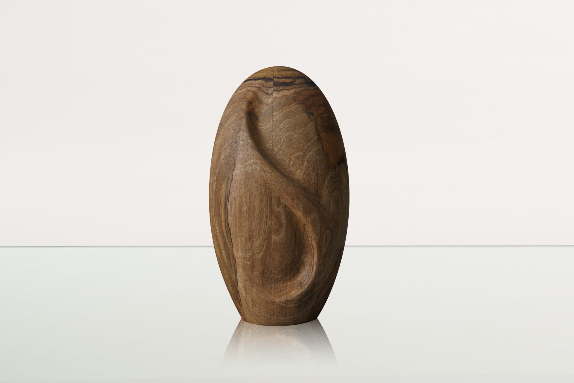 Wooden Urn for Ashes "Eternity" - Genuine Walnut Urn - Pulvis Art Urns