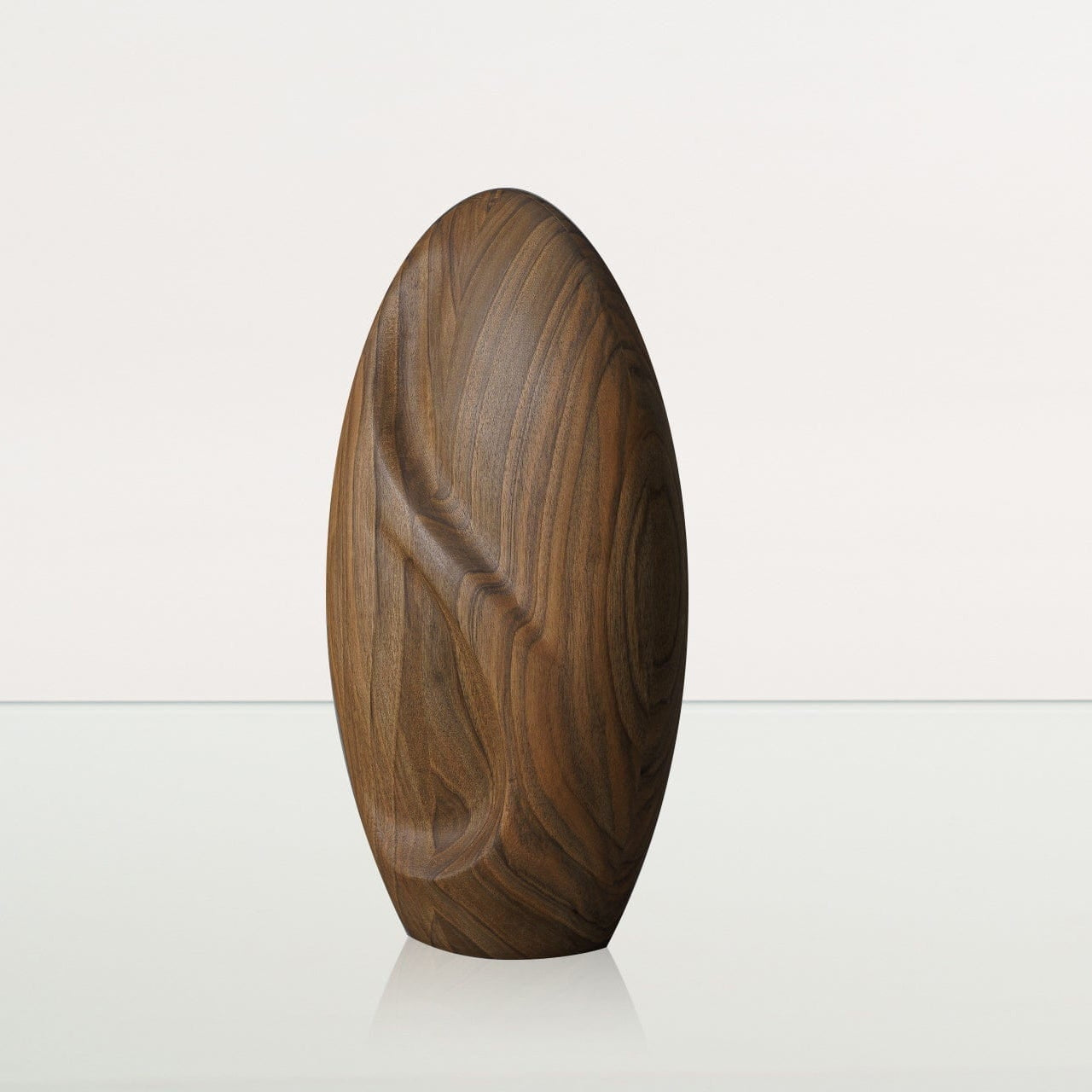 Wooden Urn for Ashes "Eternity" - Genuine Walnut Urn - Pulvis Art Urns