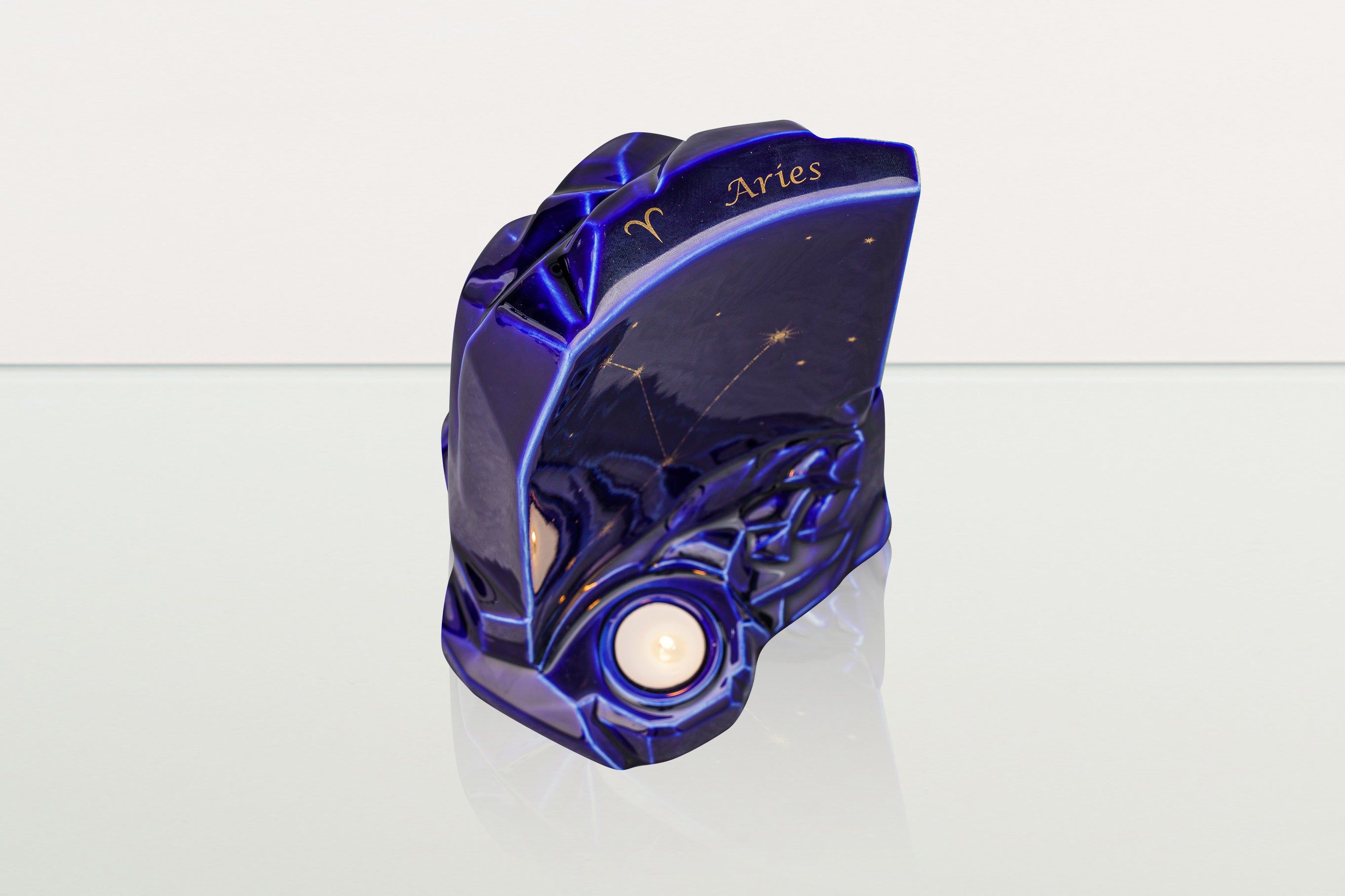 Zodiac Urn for Ashes "Aries" - Large | Star Sign Urn - Pulvis Art Urns