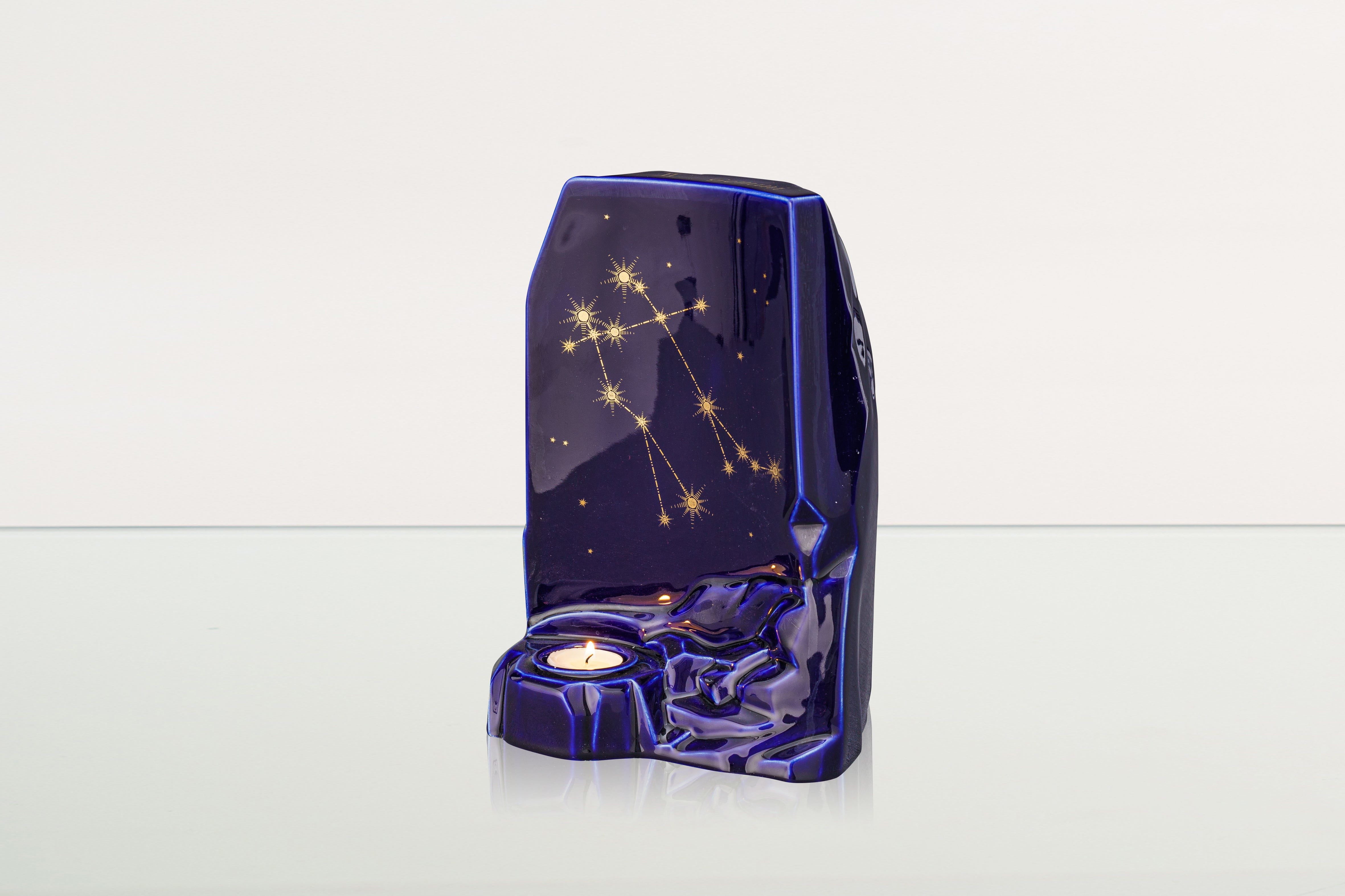 Zodiac Urn for Ashes "Gemini" - Large | Star Sign Urn - Pulvis Art Urns