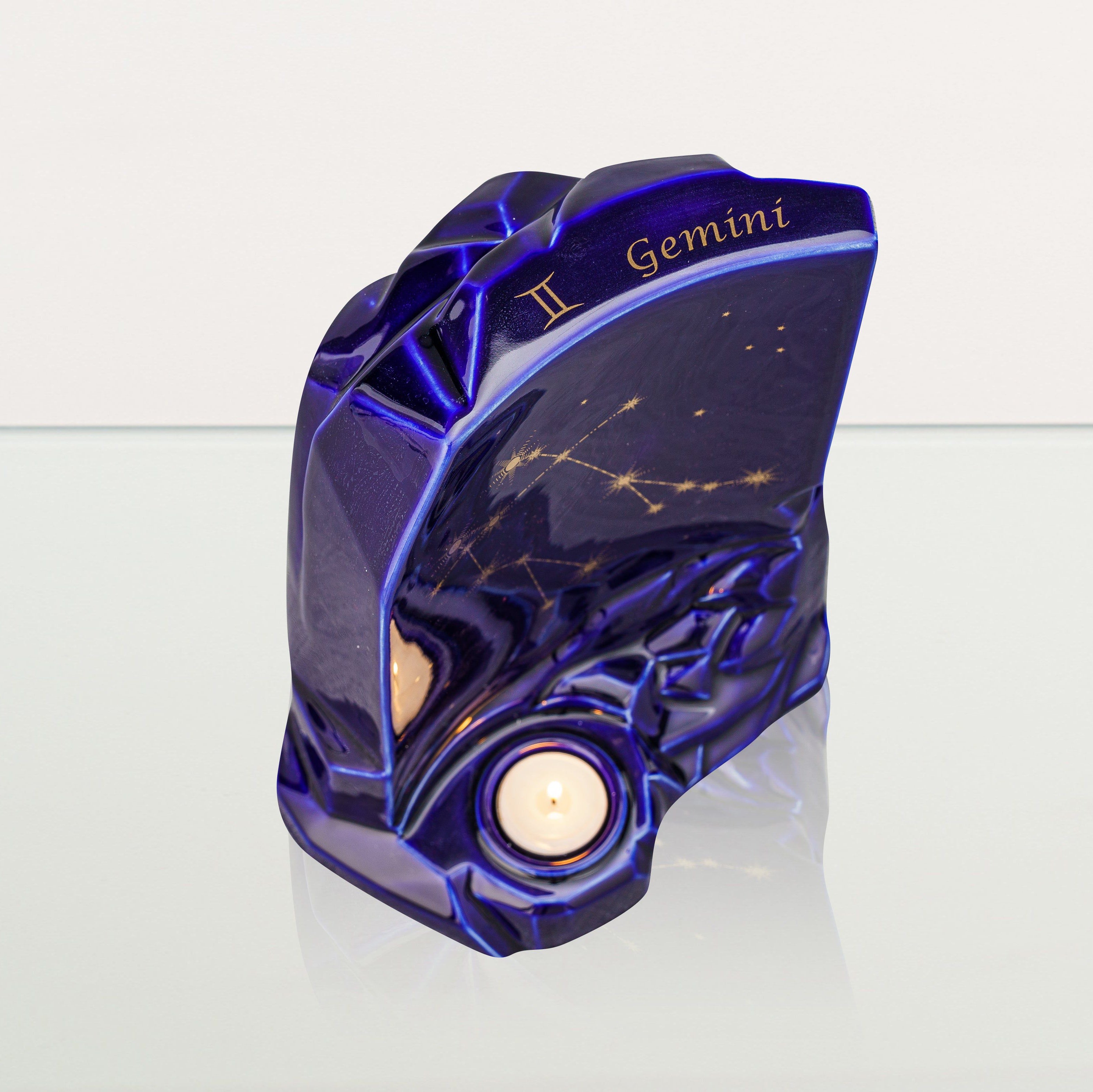 Zodiac Urn for Ashes "Gemini" - Large | Star Sign Urn - Pulvis Art Urns