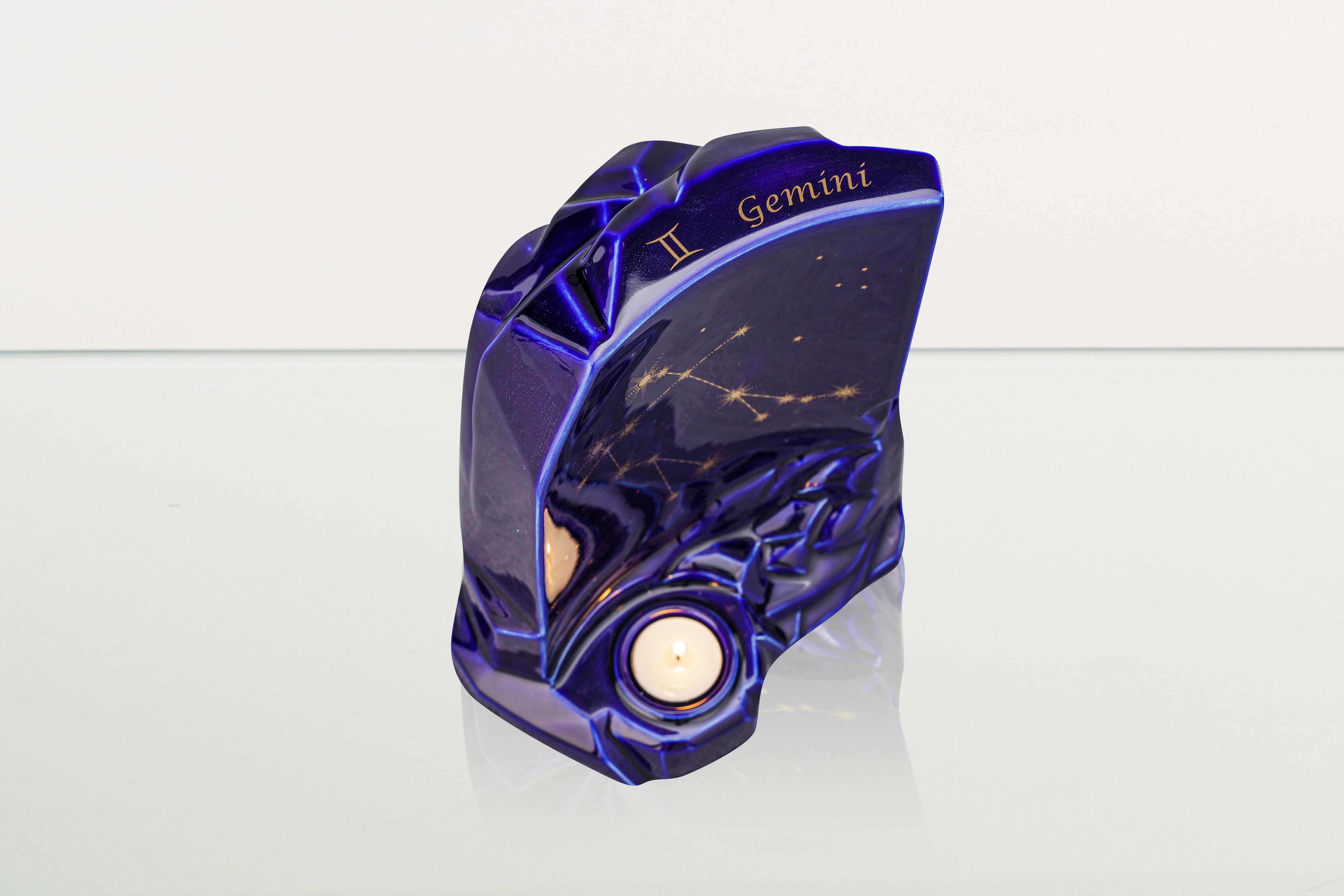 Zodiac Urn for Ashes "Gemini" - Large | Star Sign Urn - Pulvis Art Urns