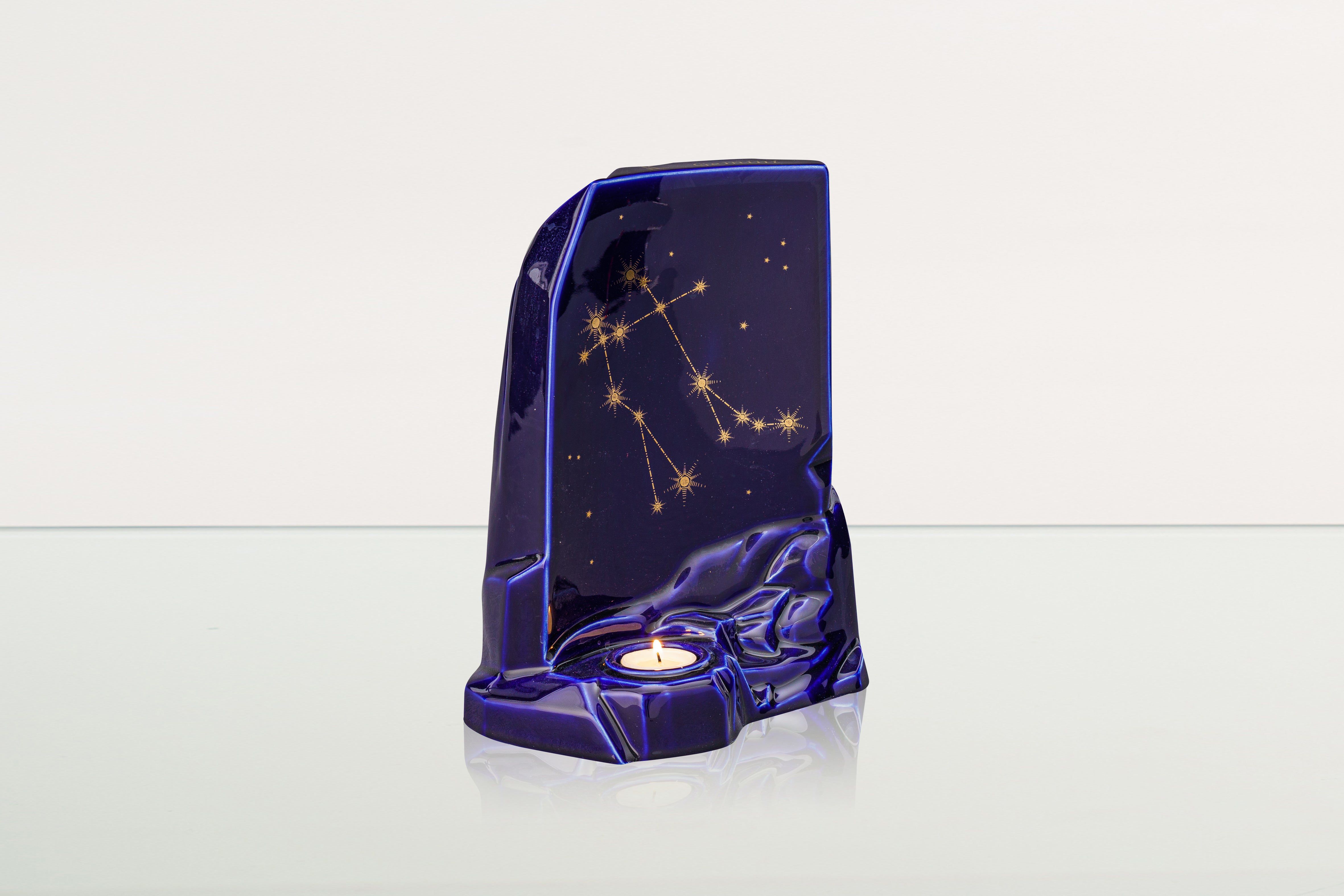 Zodiac Urn for Ashes "Gemini" - Large | Star Sign Urn - Pulvis Art Urns