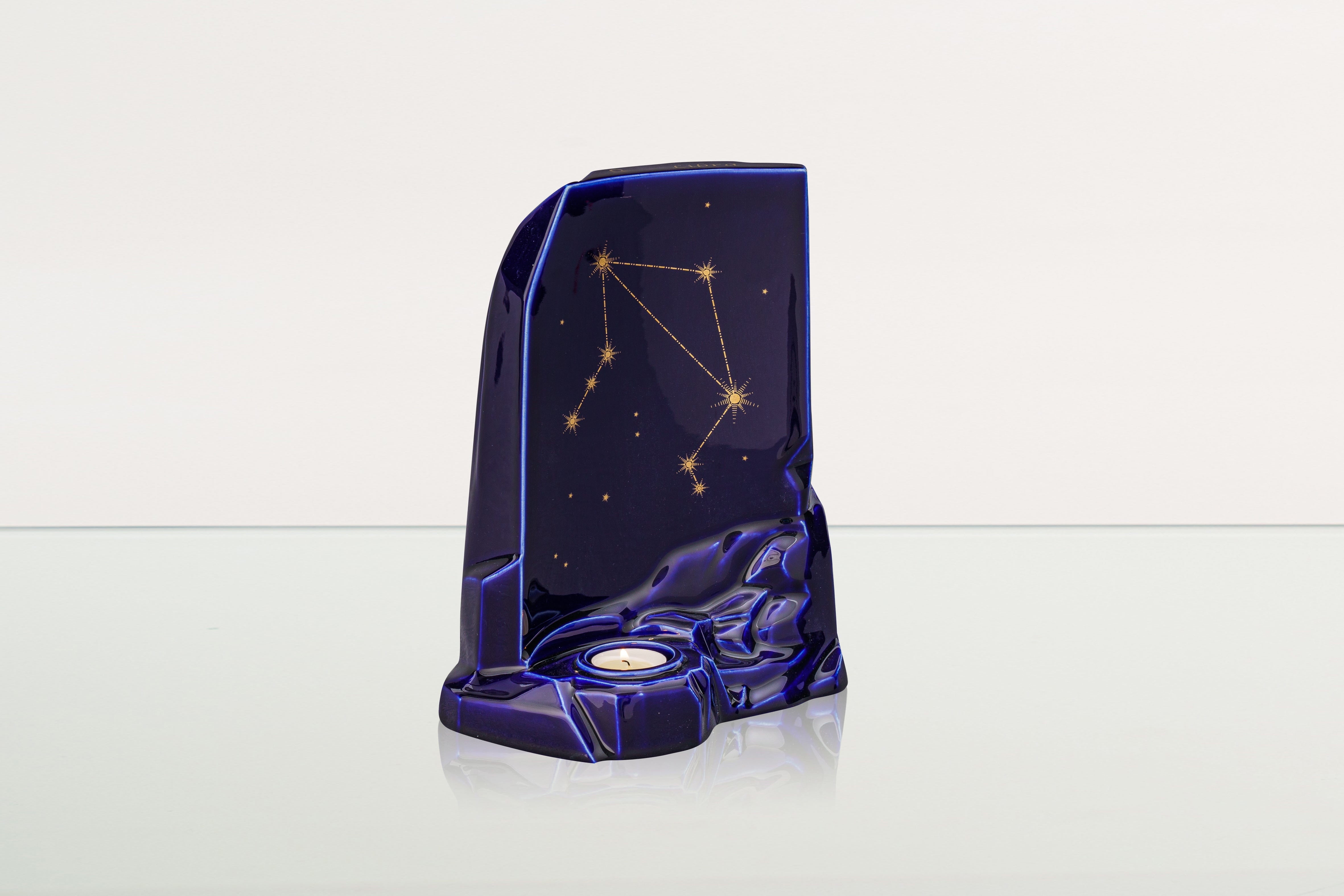 Zodiac Urn for Ashes "Libra" - Large | Star Sign Urn - Pulvis Art Urns