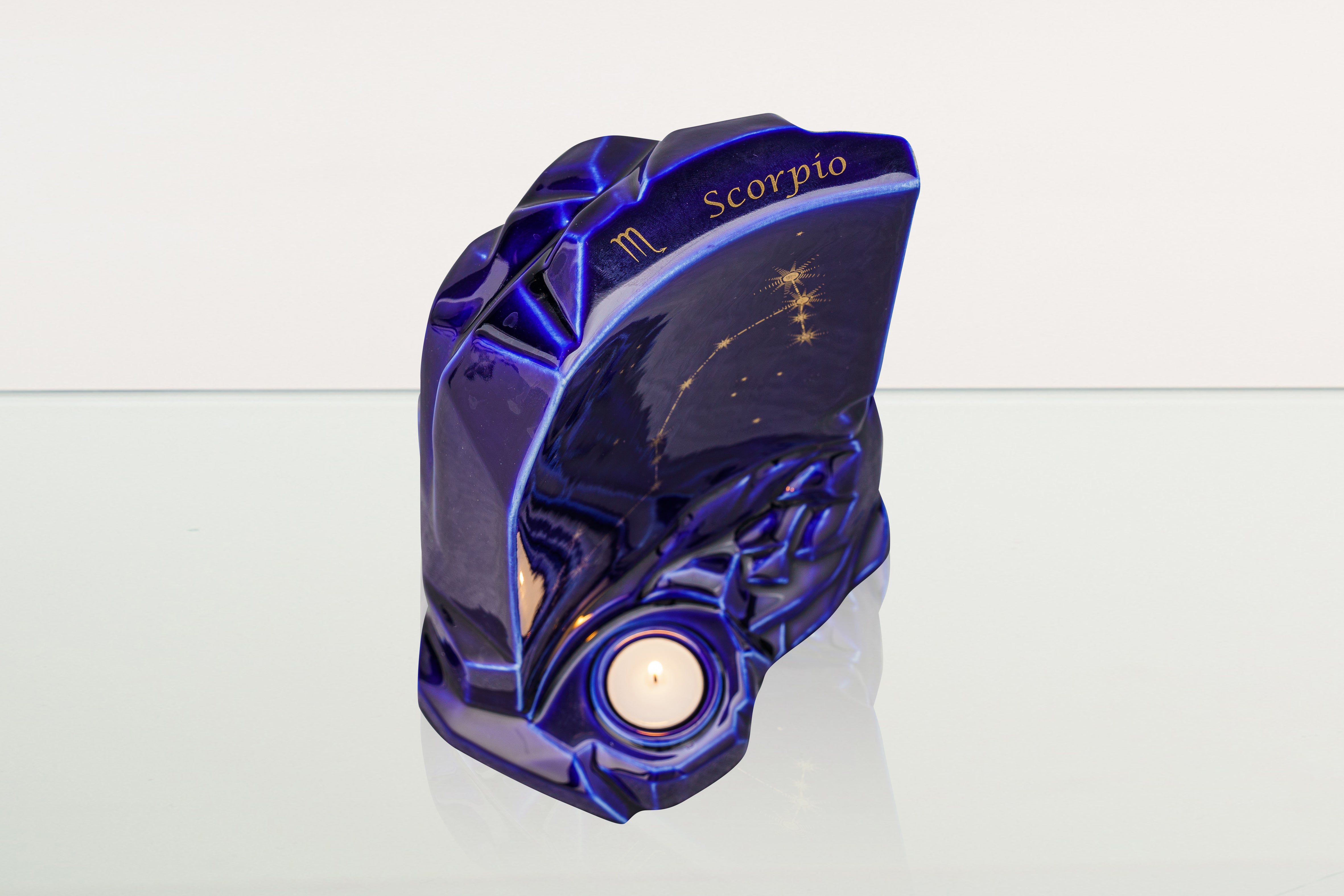 Zodiac Urn for Ashes "Scorpio" - Large | Star Sign Urn - Pulvis Art Urns