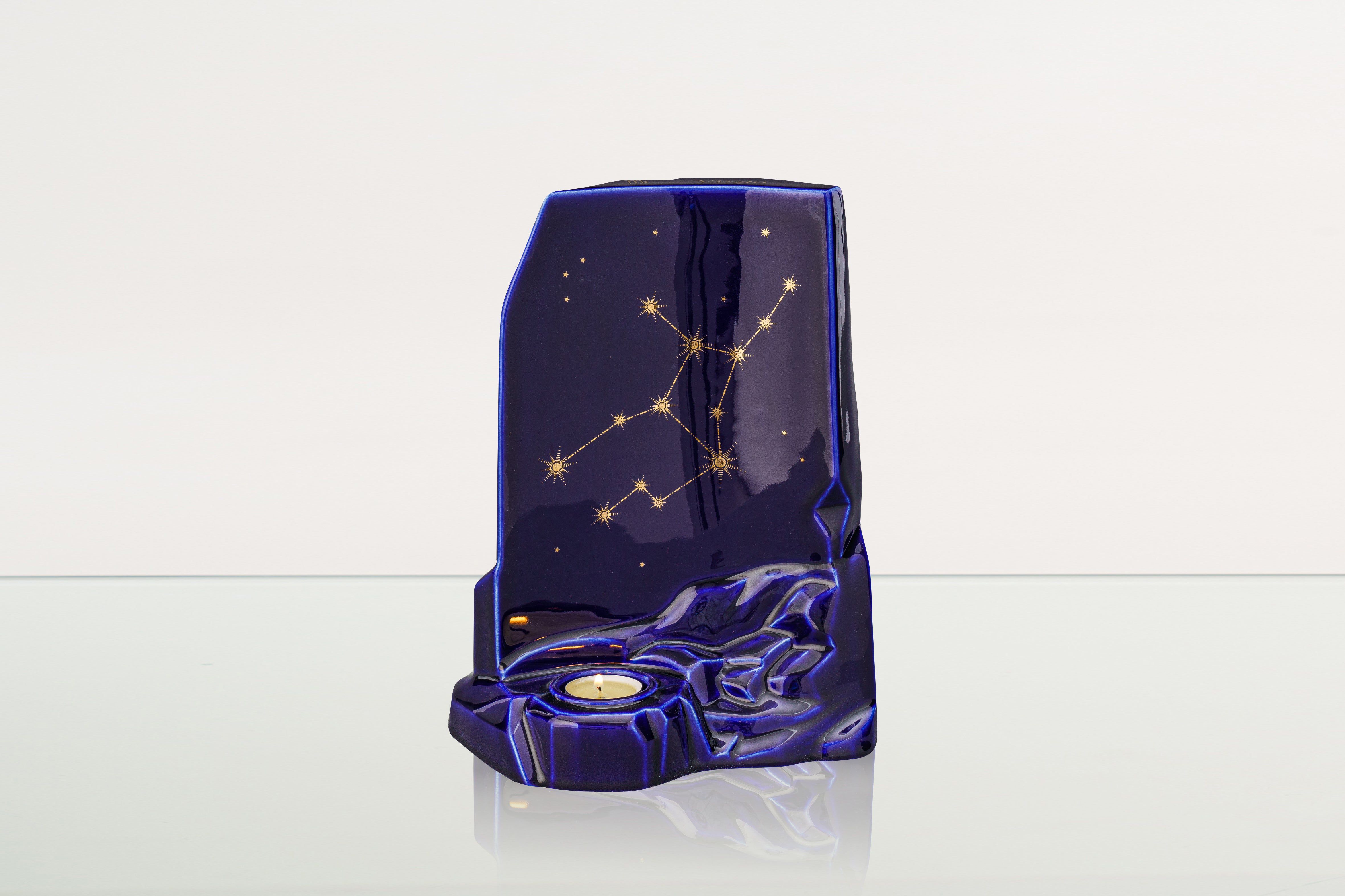 Zodiac Urn for Ashes "Virgo" - Large | Star Sign Urn - Pulvis Art Urns