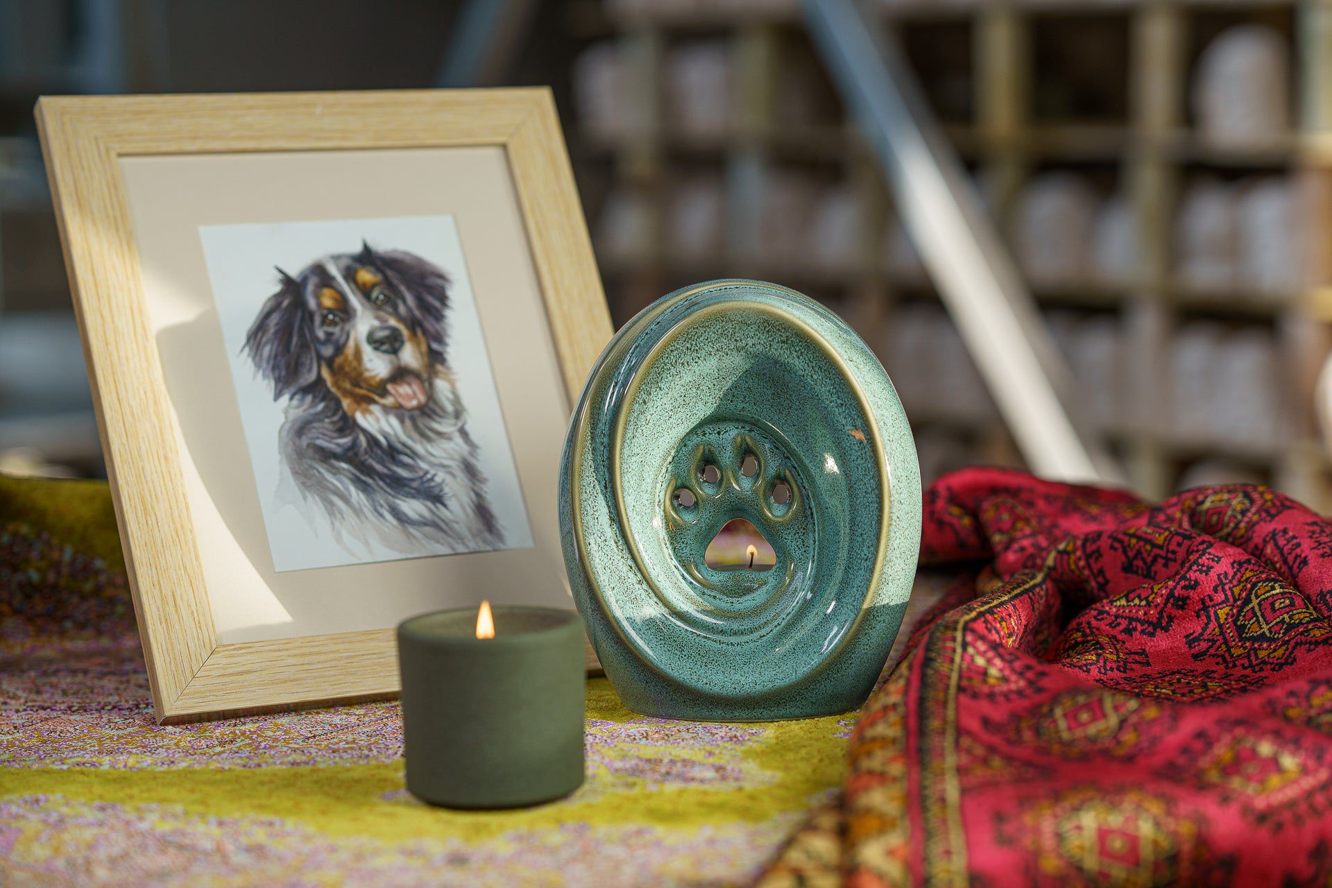 Artisan Scented Candle - Cistus / Patchouli / Amber - Pulvis Art Urns