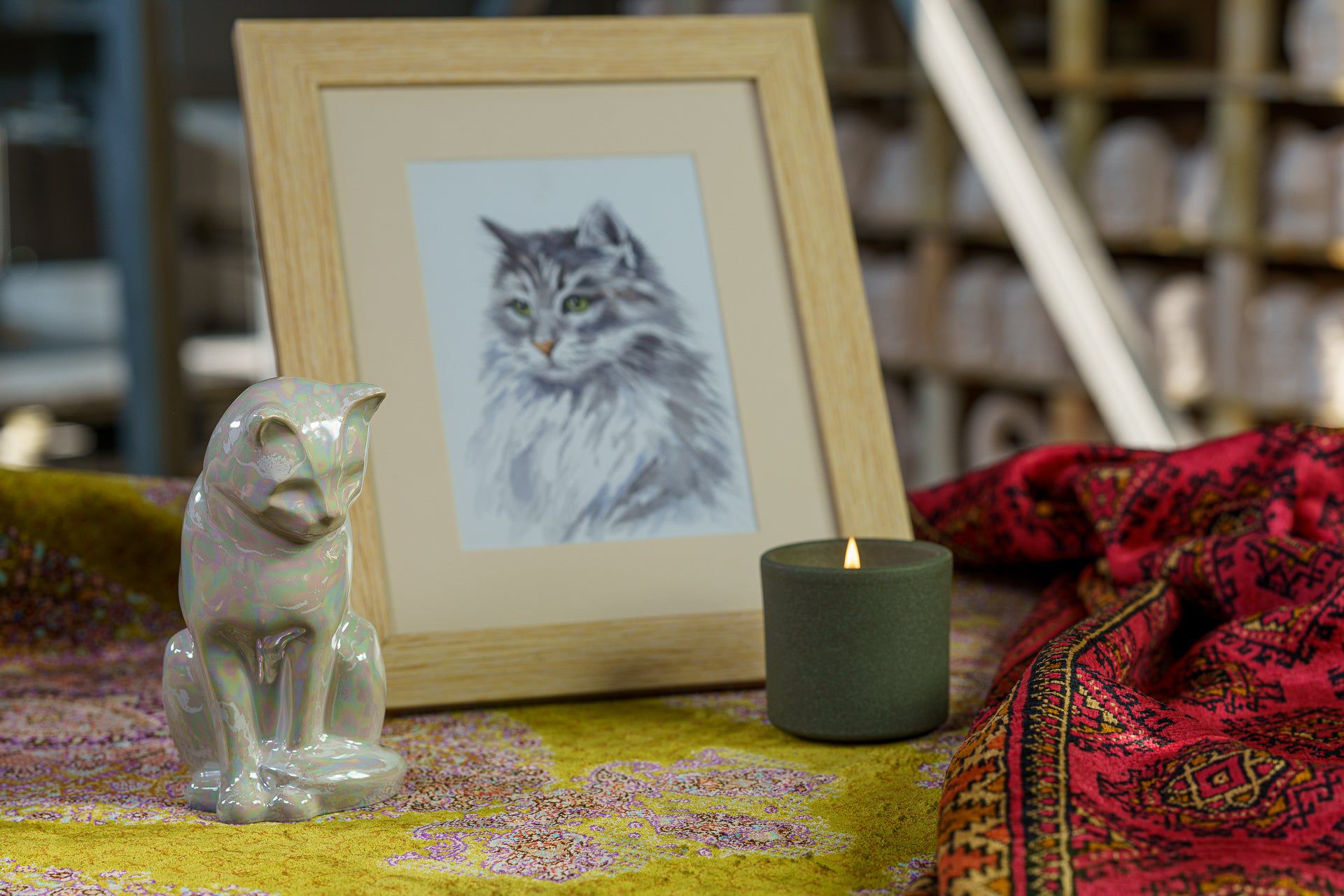 Artisan Scented Candle - Cistus / Patchouli / Amber - Pulvis Art Urns