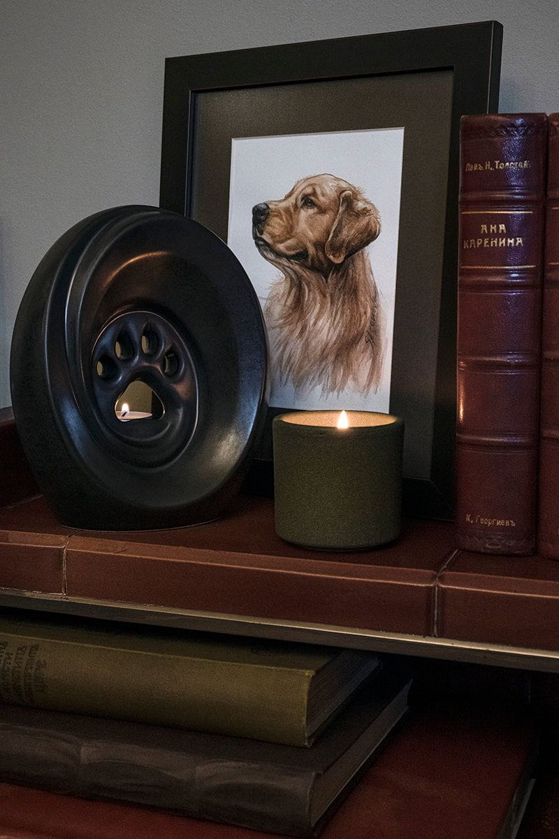 Artisan Scented Candle - Cistus / Patchouli / Amber - Pulvis Art Urns