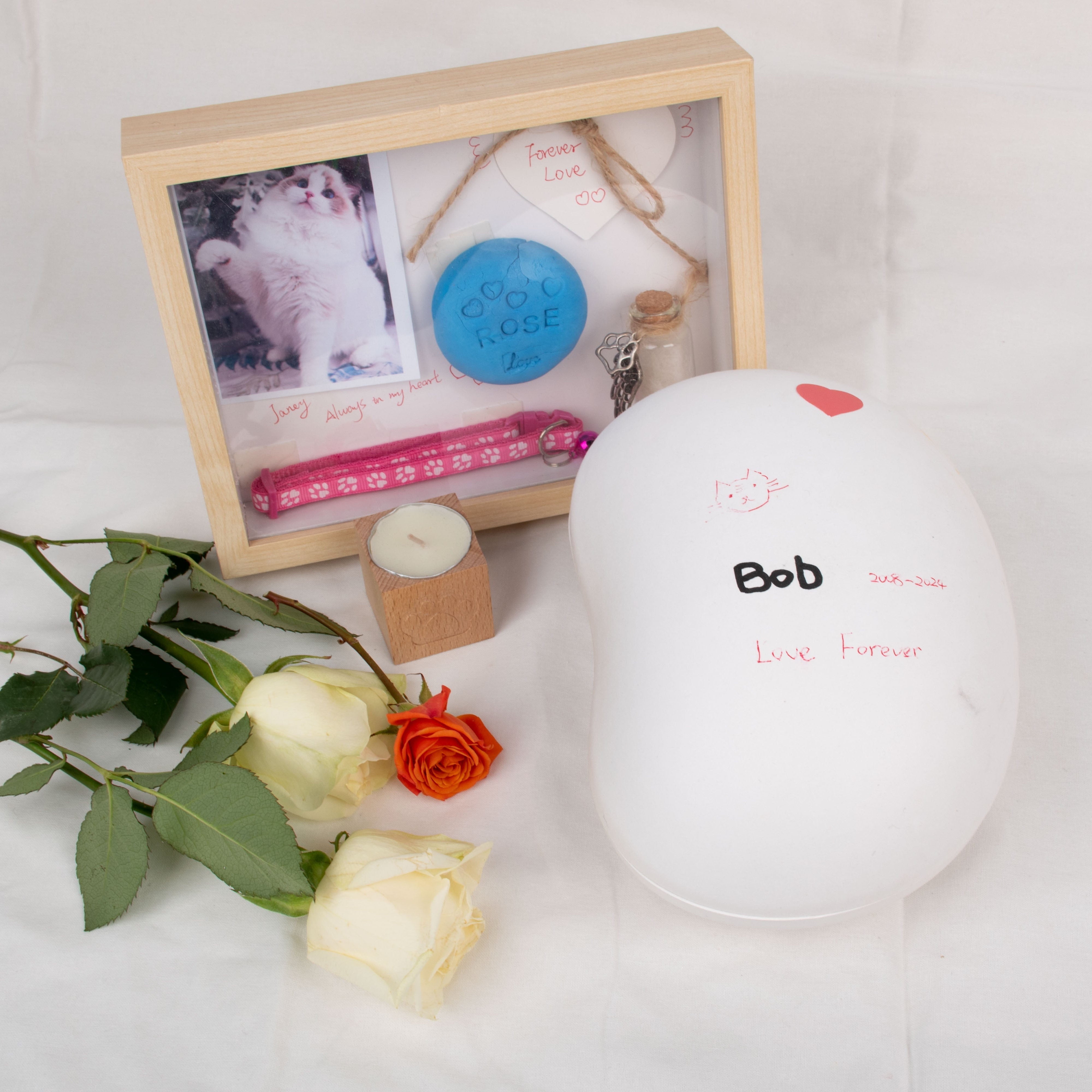 Pulvis Art Urns Biodegradable Urn Biodegradable Pet Urn "Peanut" | Customizable Burial Memorial for Pets