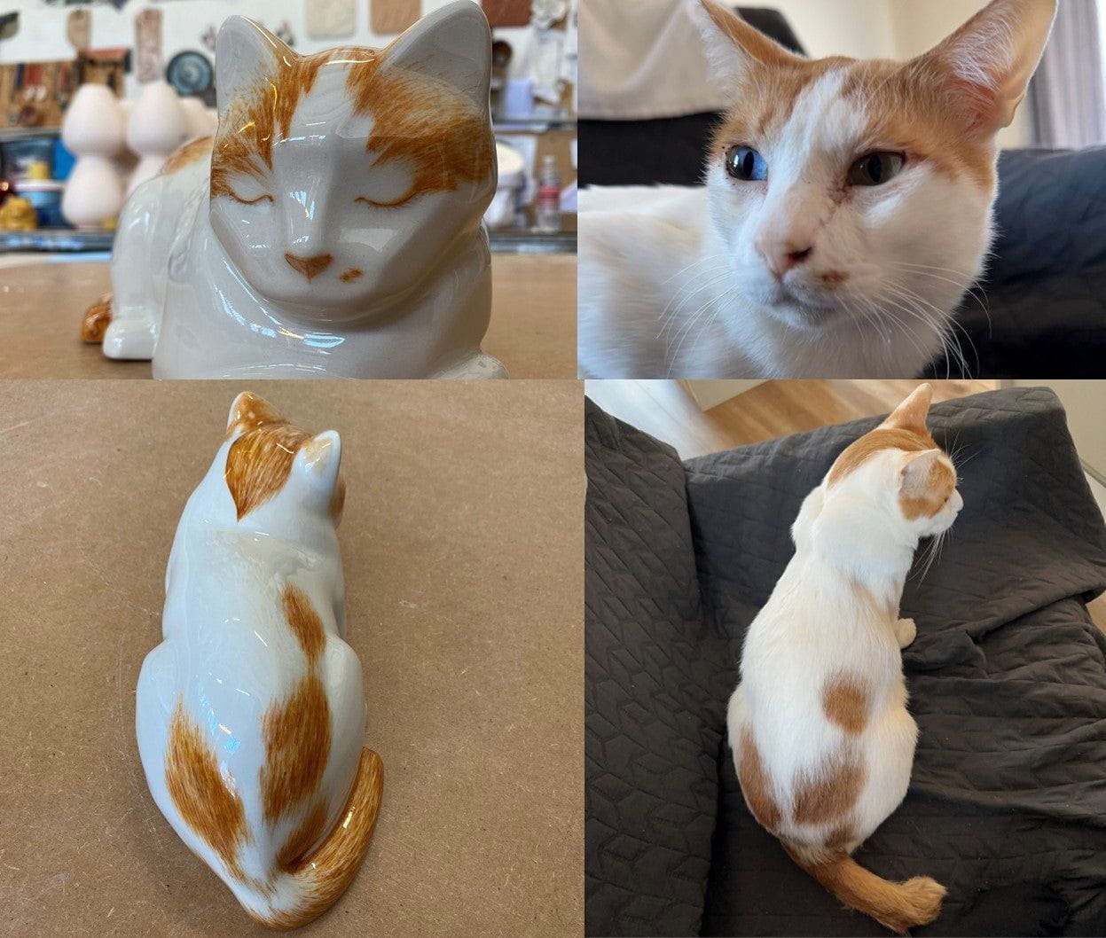 Custom Decorated Pet Urn - Handmade | Ceramic Pet Urn - Pulvis Art Urns