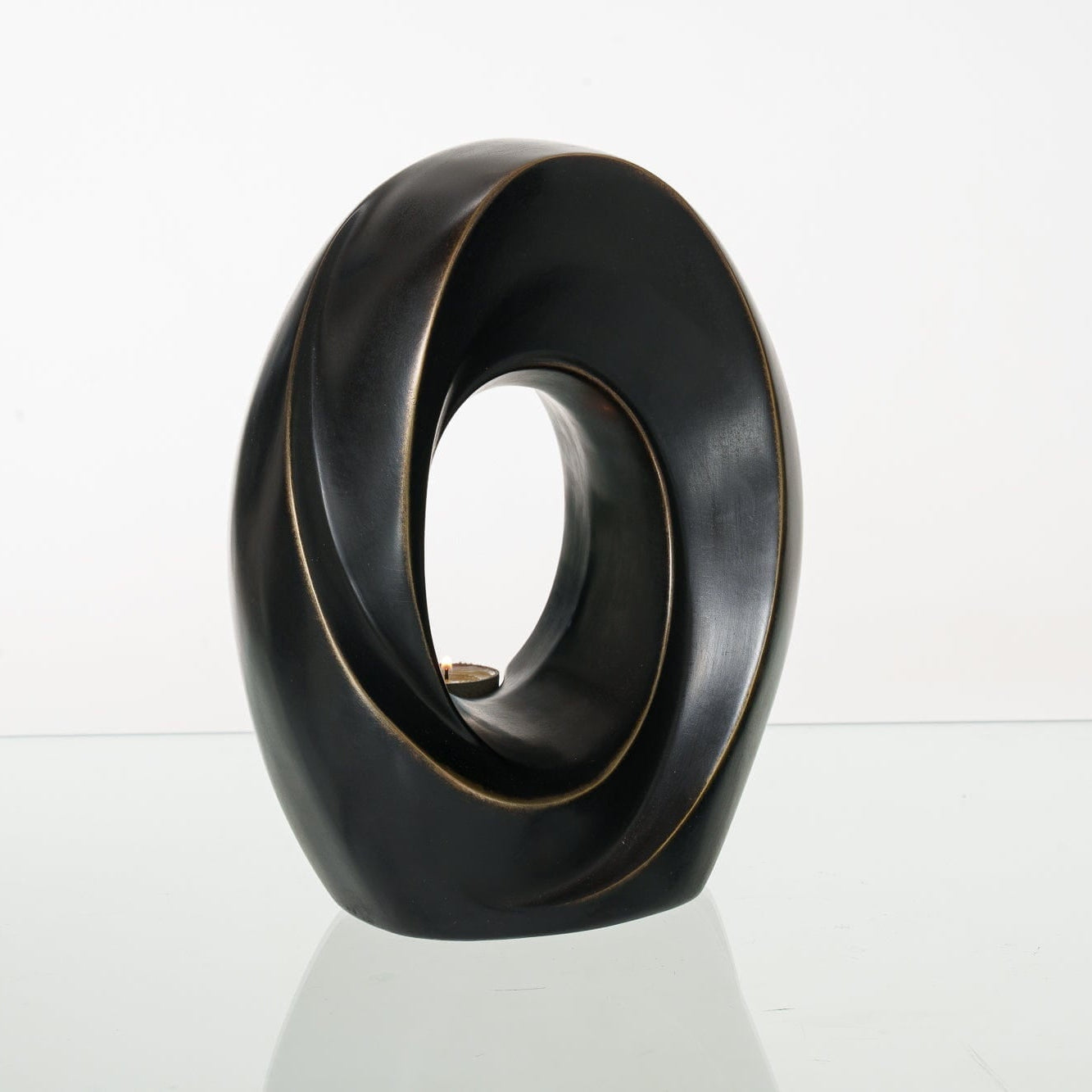 Pulvis Art Urns Exclusive Urn Cast Bronze Cremation Urn "The Passage" - Dark Patina | Exclusive Bronze Urn