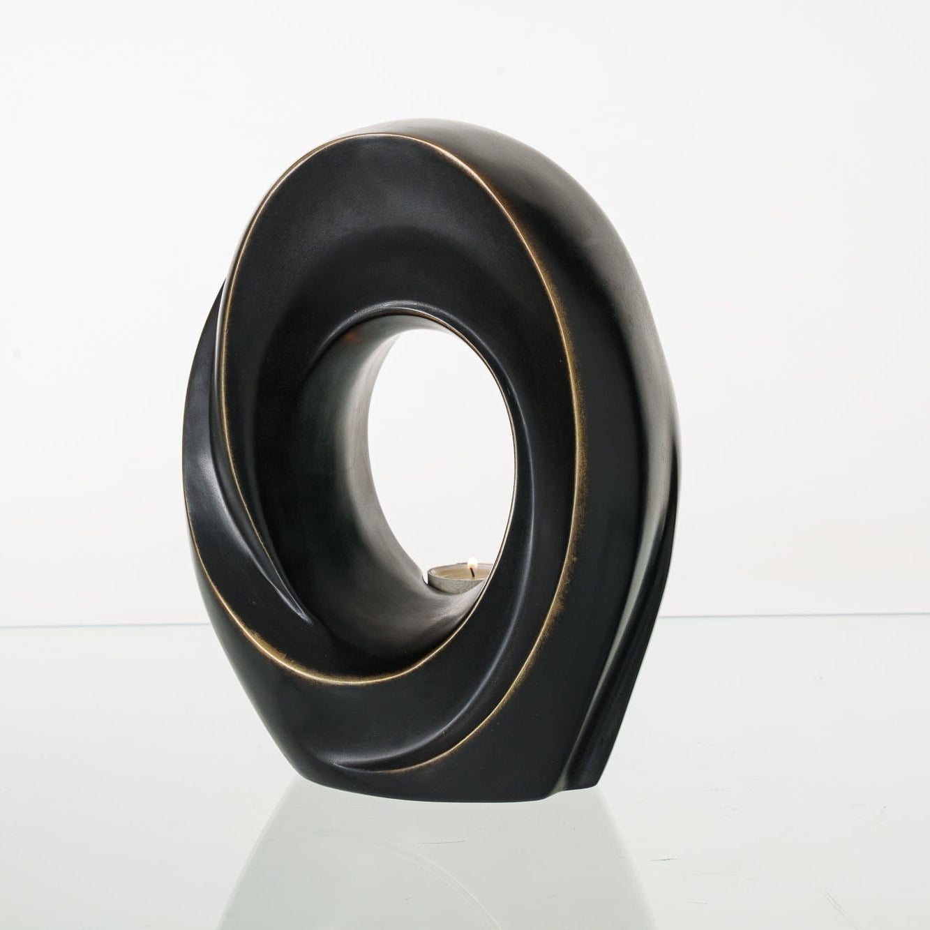 Pulvis Art Urns Exclusive Urn Cast Bronze Cremation Urn "The Passage" - Dark Patina | Exclusive Bronze Urn