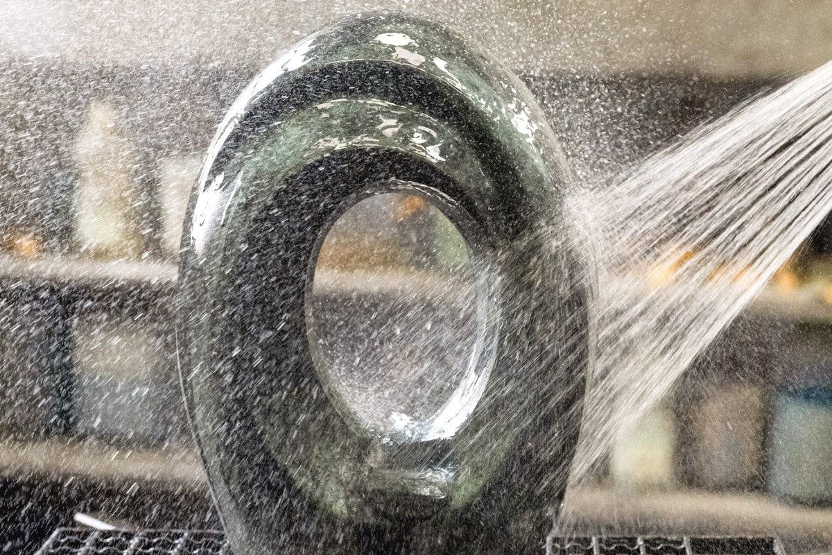 Pulvis Art Urns Exclusive Urn Cast Bronze Cremation Urn "The Passage" - Green Patina | Exclusive Bronze Urn