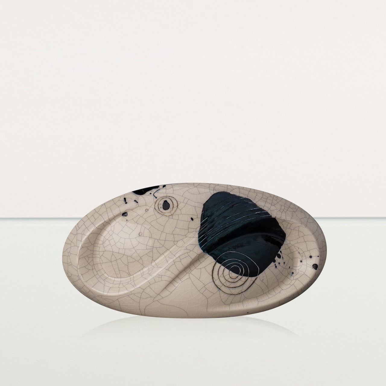 Hand Decorated Eternity Keepsake "Galaxy" - Ceramic Keepsake Urn - Pulvis Art Urns