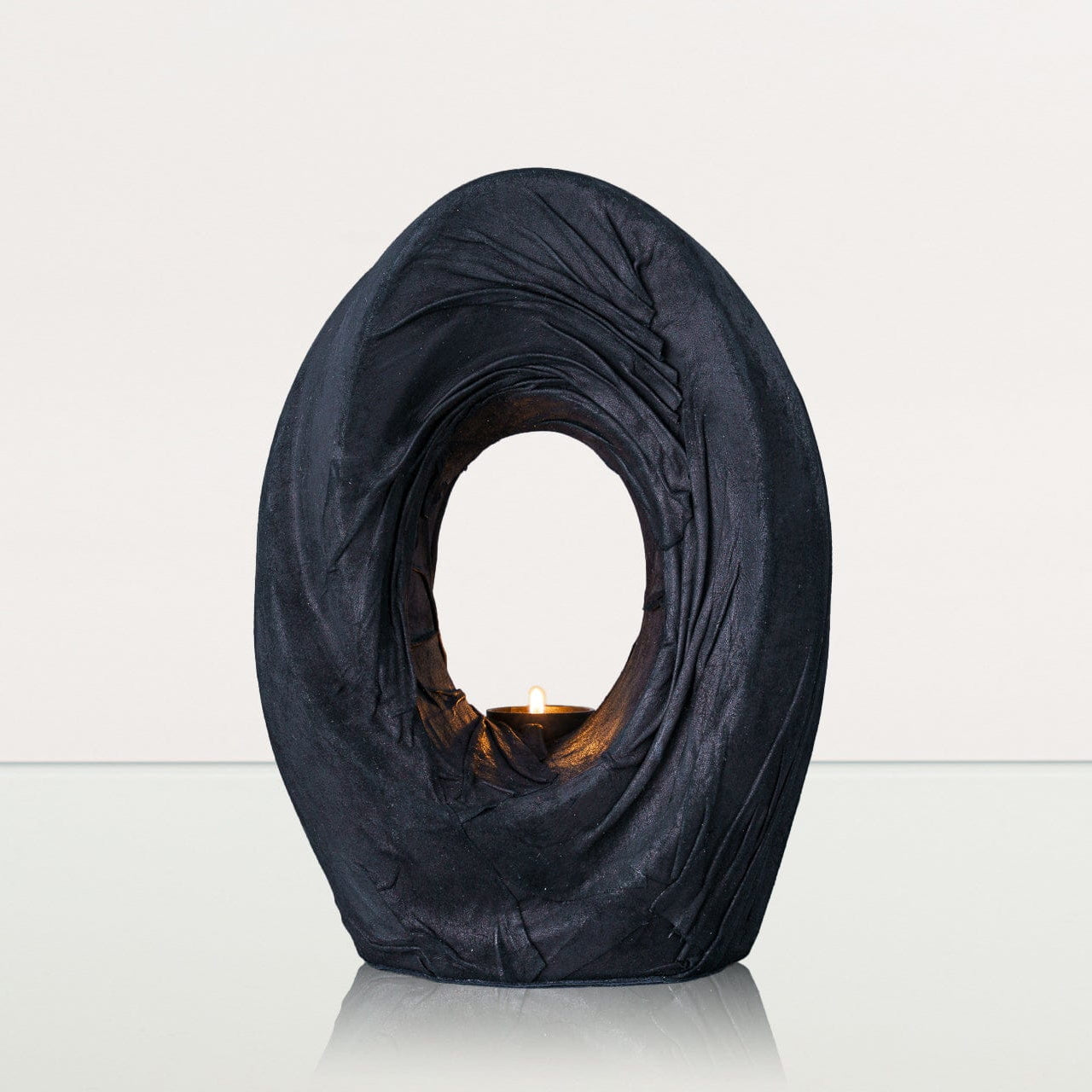 Handmade Cremation Urn for Ashes "The Passage" - Exclusive Leather Edition - Pulvis Art Urns