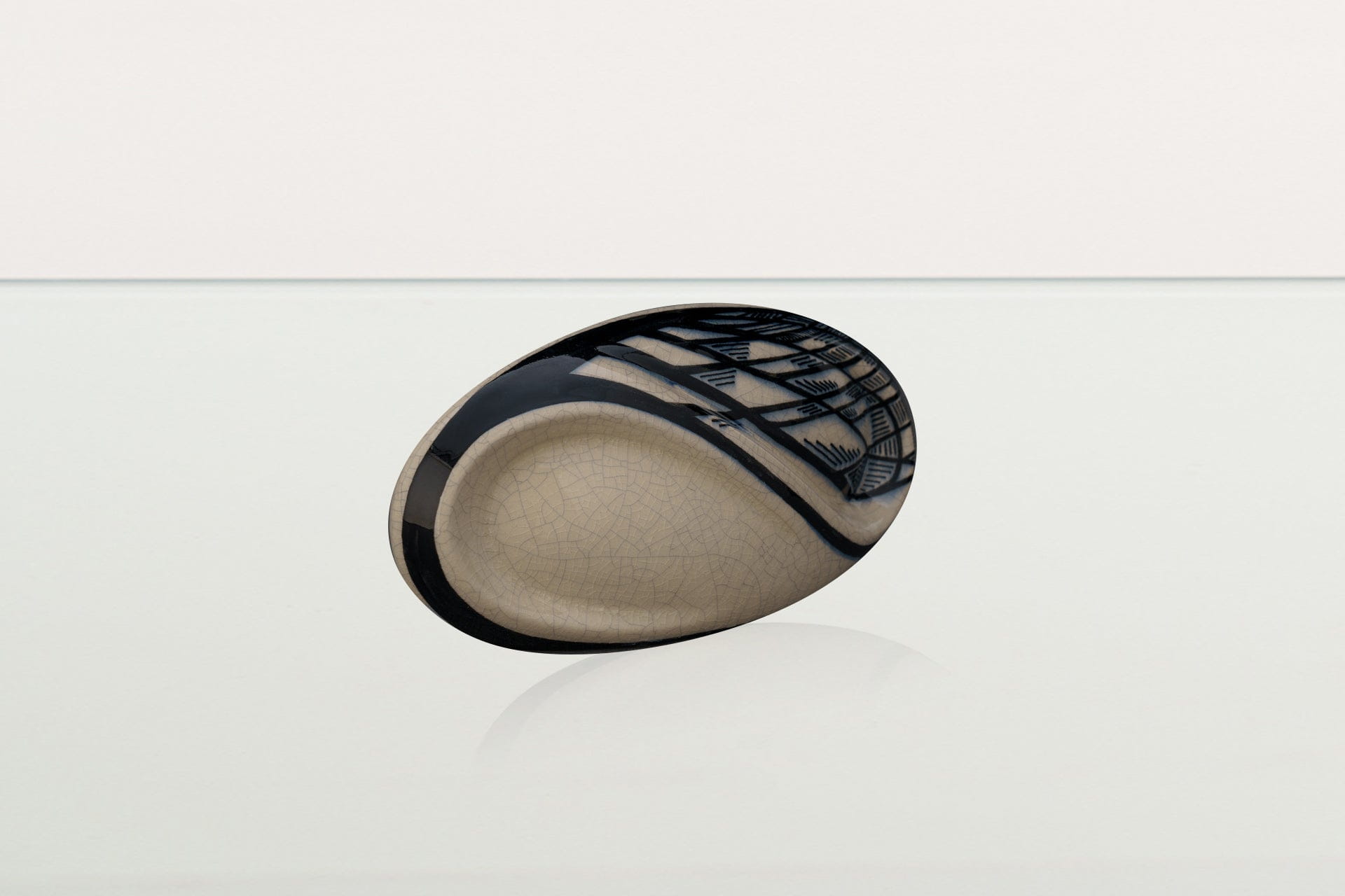 Handmade Decorated Eternity Keepsake "Forest" - Ceramic Urn - Pulvis Art Urns