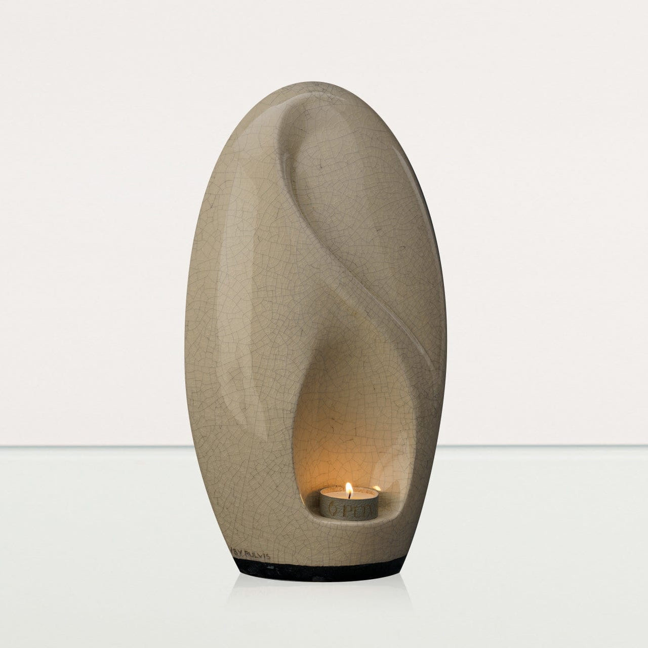 Handmade Decorated Eternity Urn "Forest" - Large | Ceramic Urn - Pulvis Art Urns