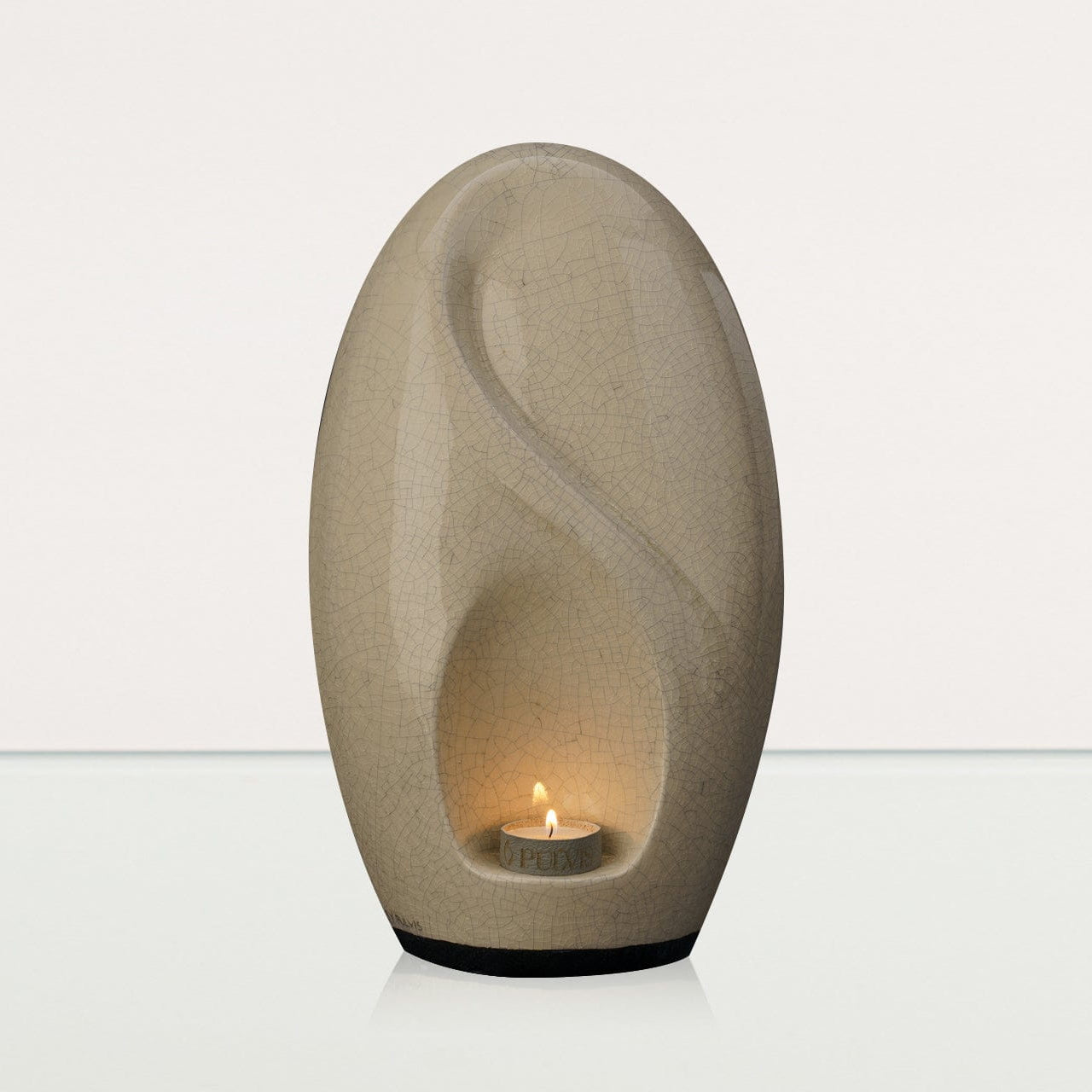 Handmade Decorated Eternity Urn "Forest" - Large | Ceramic Urn - Pulvis Art Urns